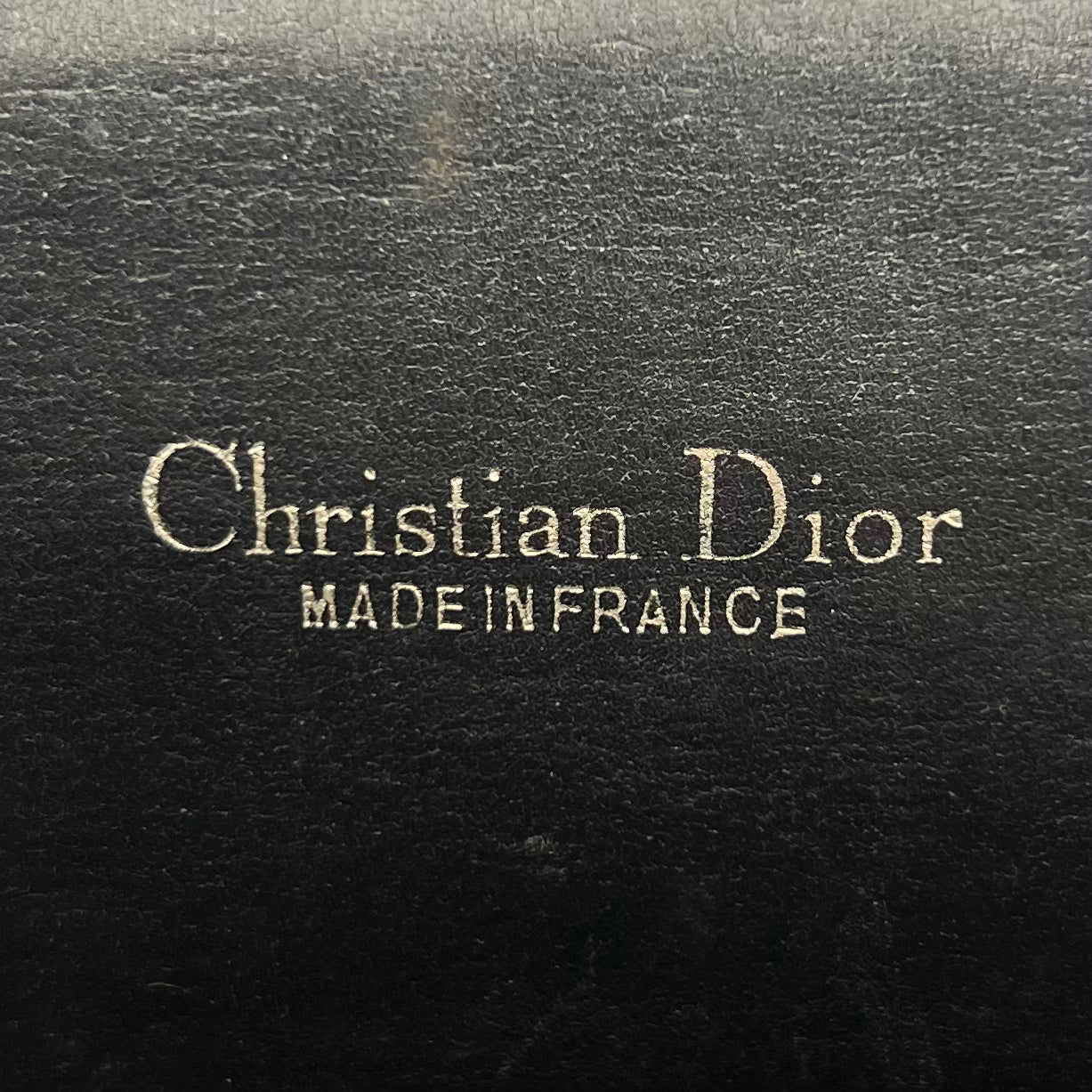 Christian Dior Blue Oblique Canvas CD Logo Full Flap Chain Bag