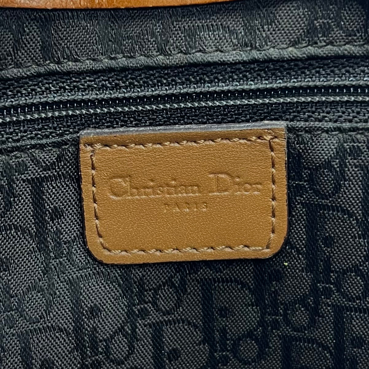 Christian Dior Tan Leather Street Chic Hobo Bag