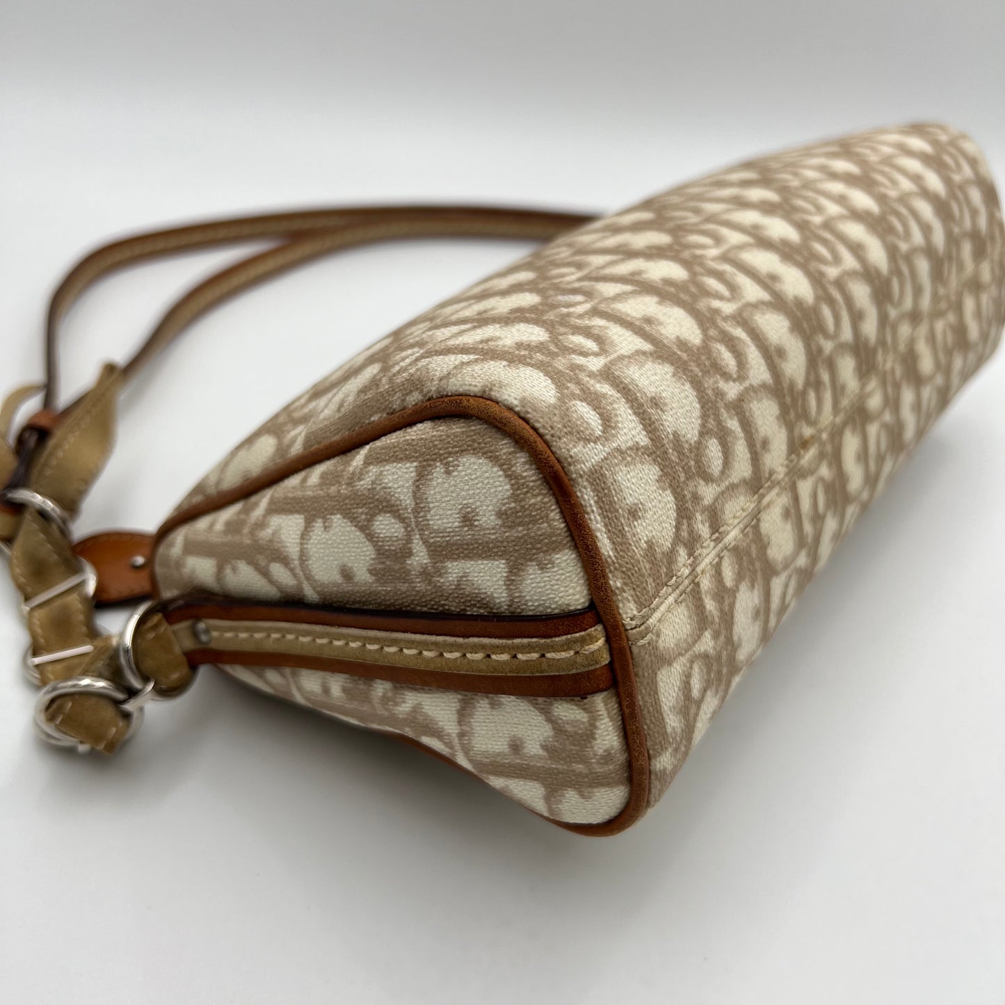 Christian Dior Beige Trotter Romantique Shoulder Sling Bag