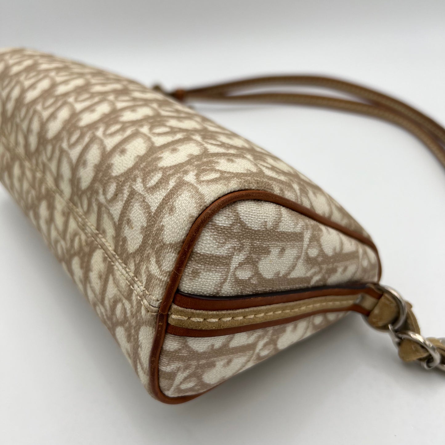 Christian Dior Beige Trotter Romantique Shoulder Sling Bag