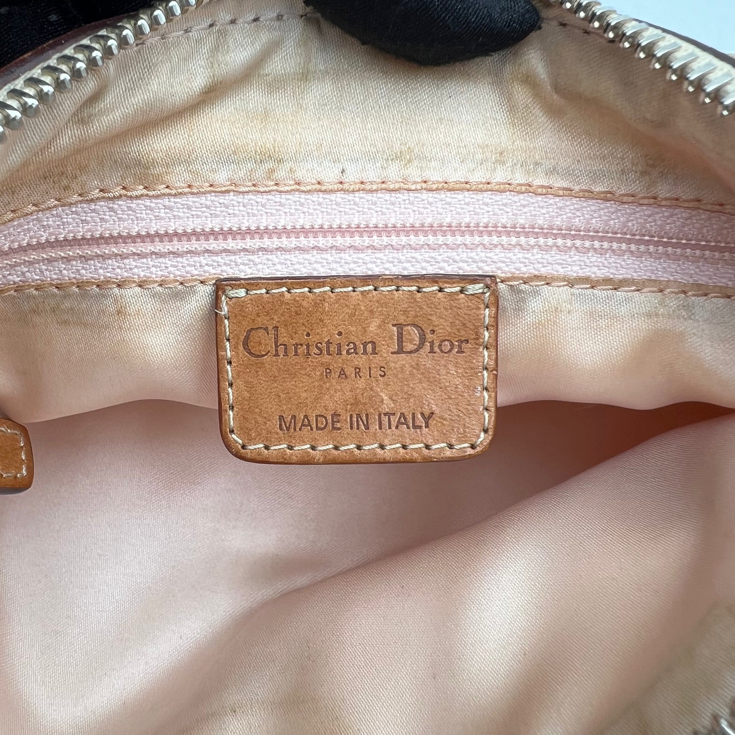 Christian Dior Beige Trotter Romantique Shoulder Sling Bag