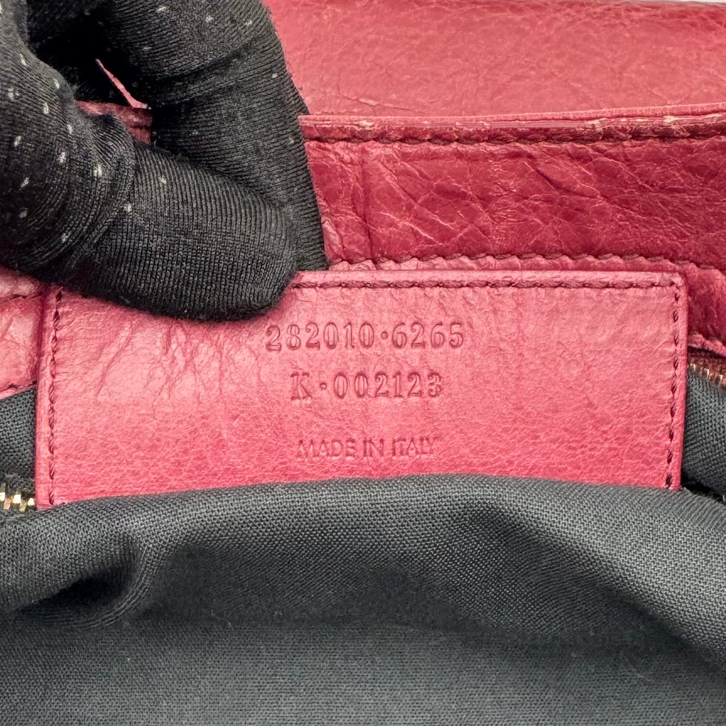 Balenciaga Burgundy Leather Giant 12 Velo RGHW