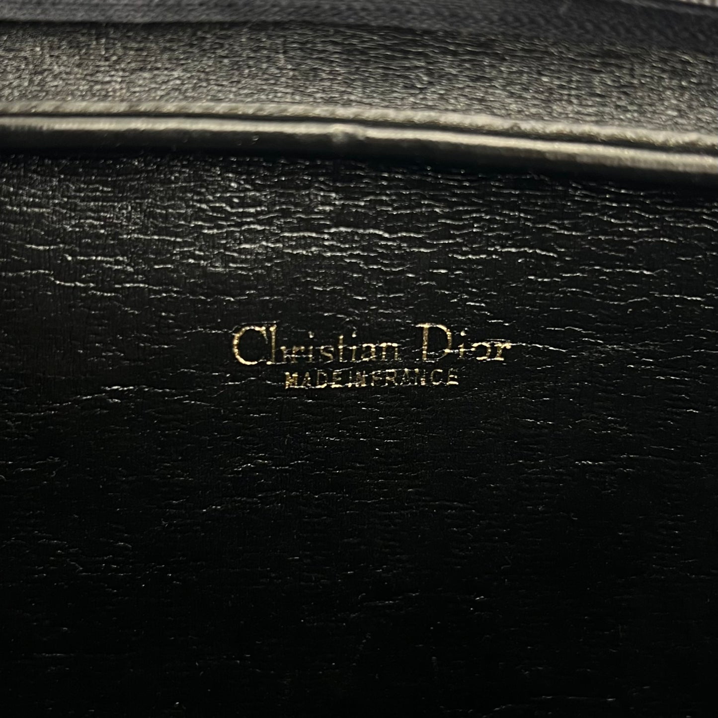 Christian Dior Blue Oblique Canvas CD Double Strap Shoulder Bag