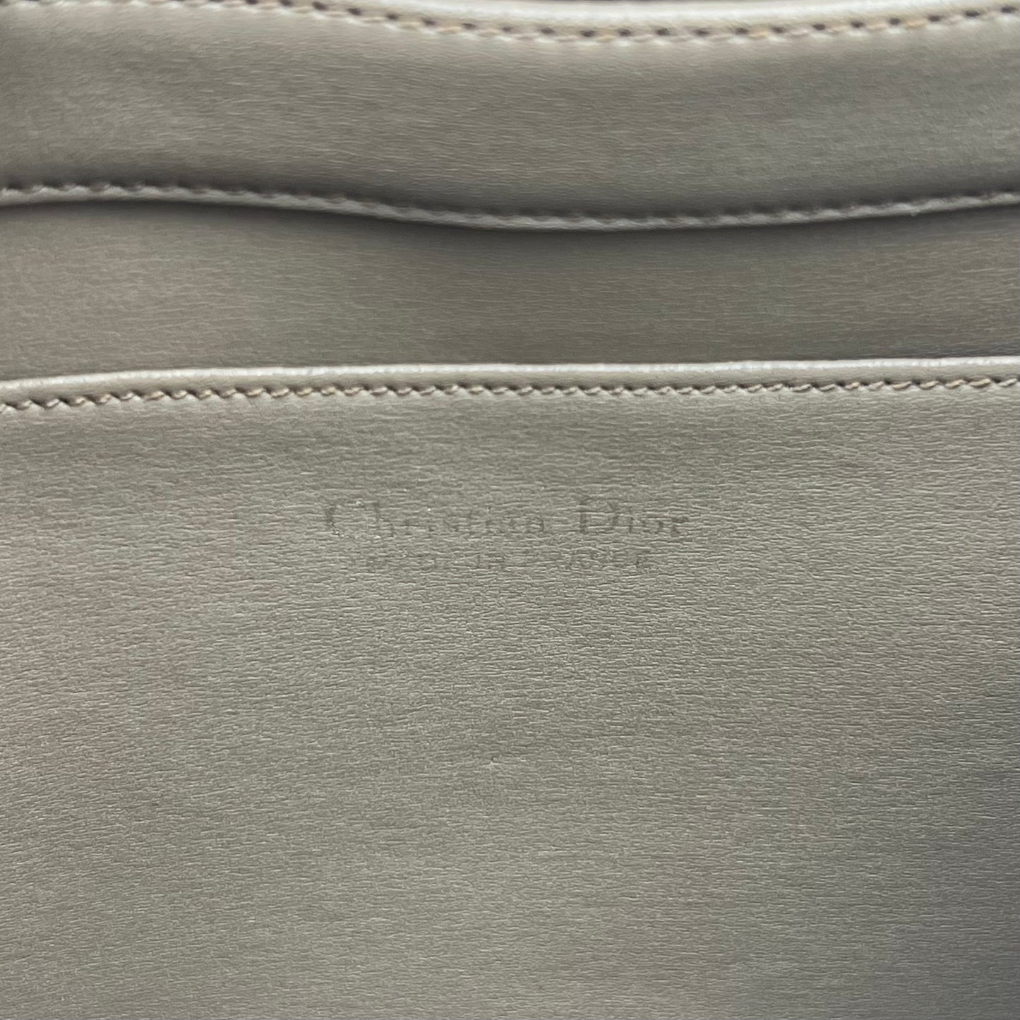 Christian Dior Light Honeycomb Canvas and Brown Leather Belt Flap Medium Crossbody