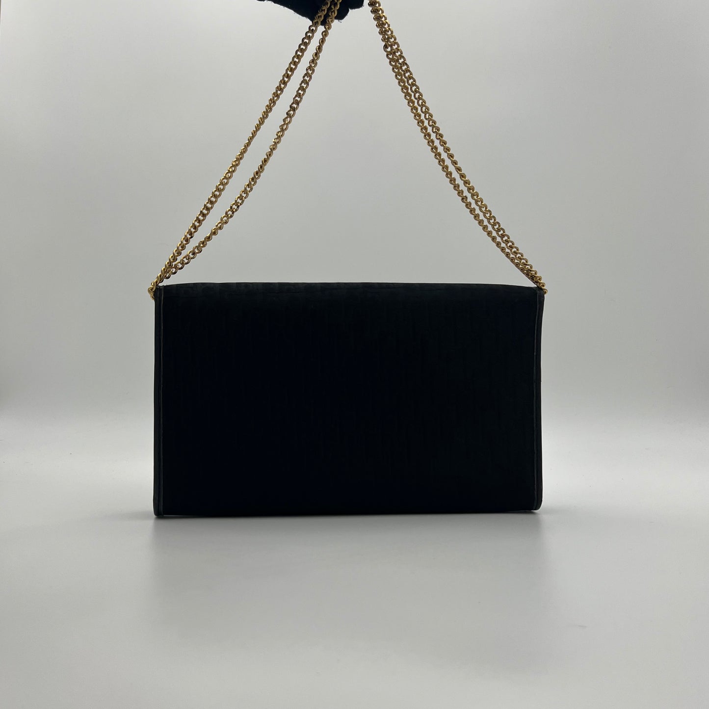 Christian Dior Black Trotter Flap Chain Bag