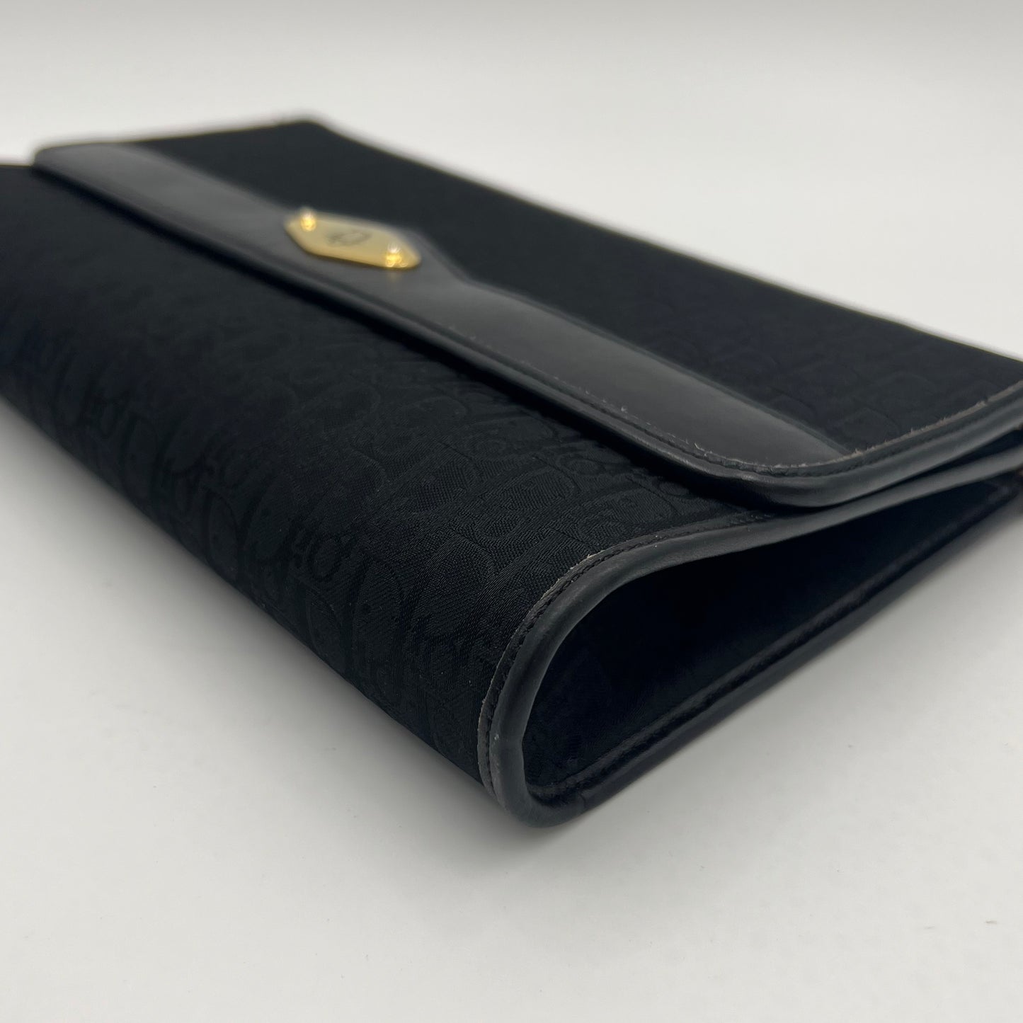 Christian Dior Black Trotter Flap Chain Bag