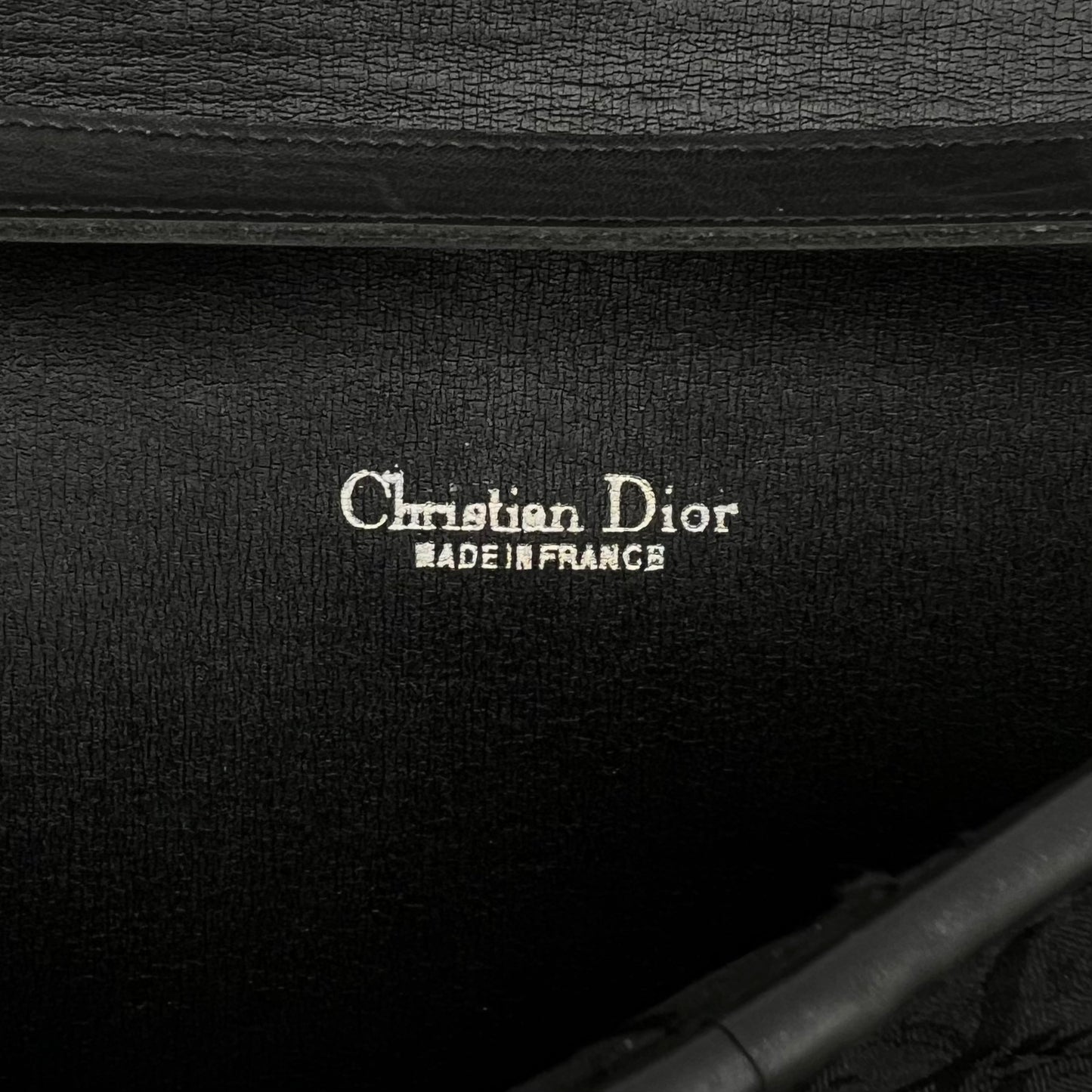 Christian Dior Black Trotter Flap Chain Bag