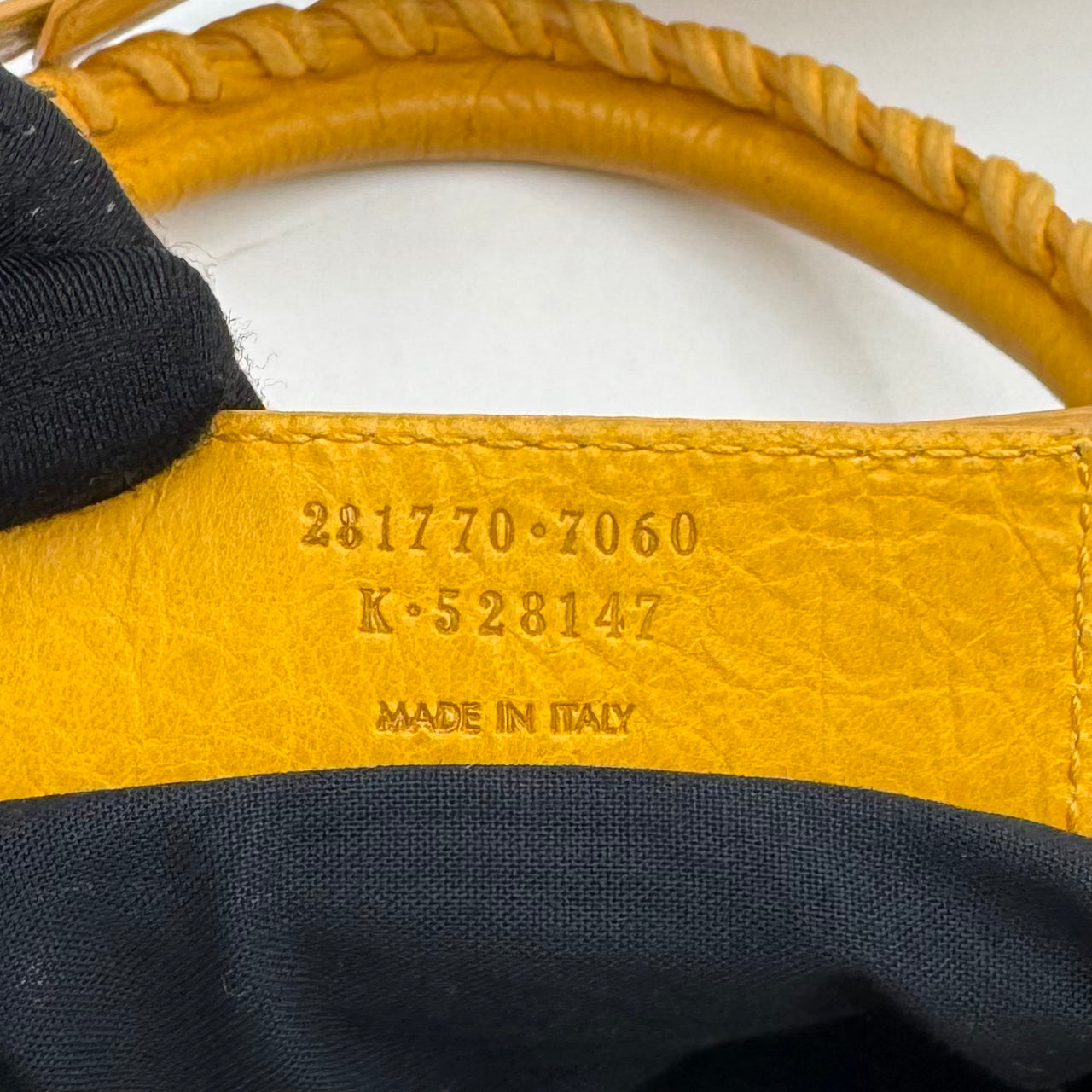 Balenciaga Mustard Yellow Leather Giant 12 City RGHW