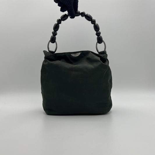 Christian Dior Nylon Malice Pearl Handbag