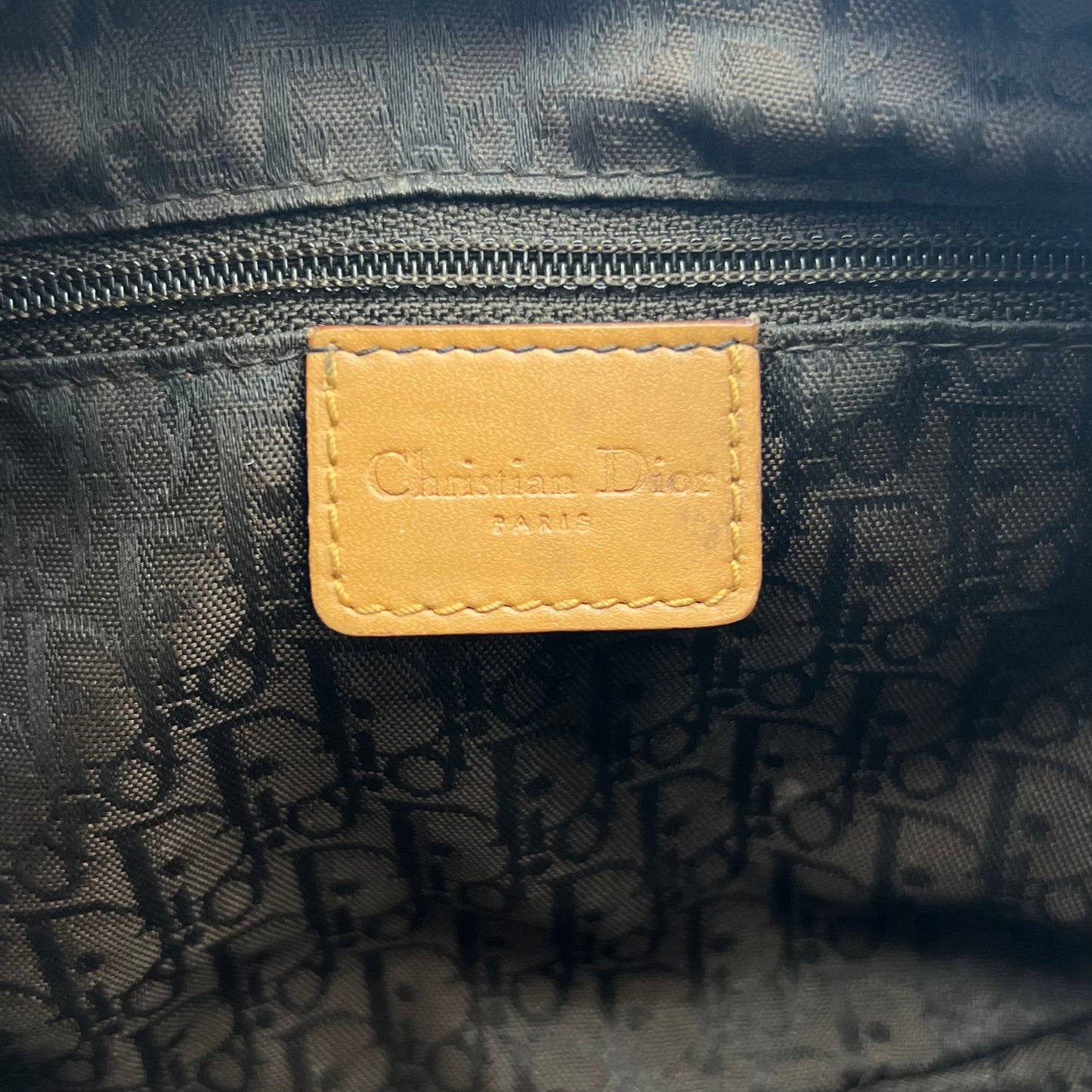 Christian Dior Brown Leather Street Chic Hobo Bag