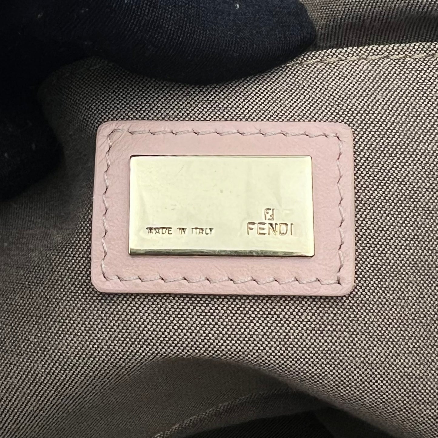 Fendi Pink Zucchino Tote