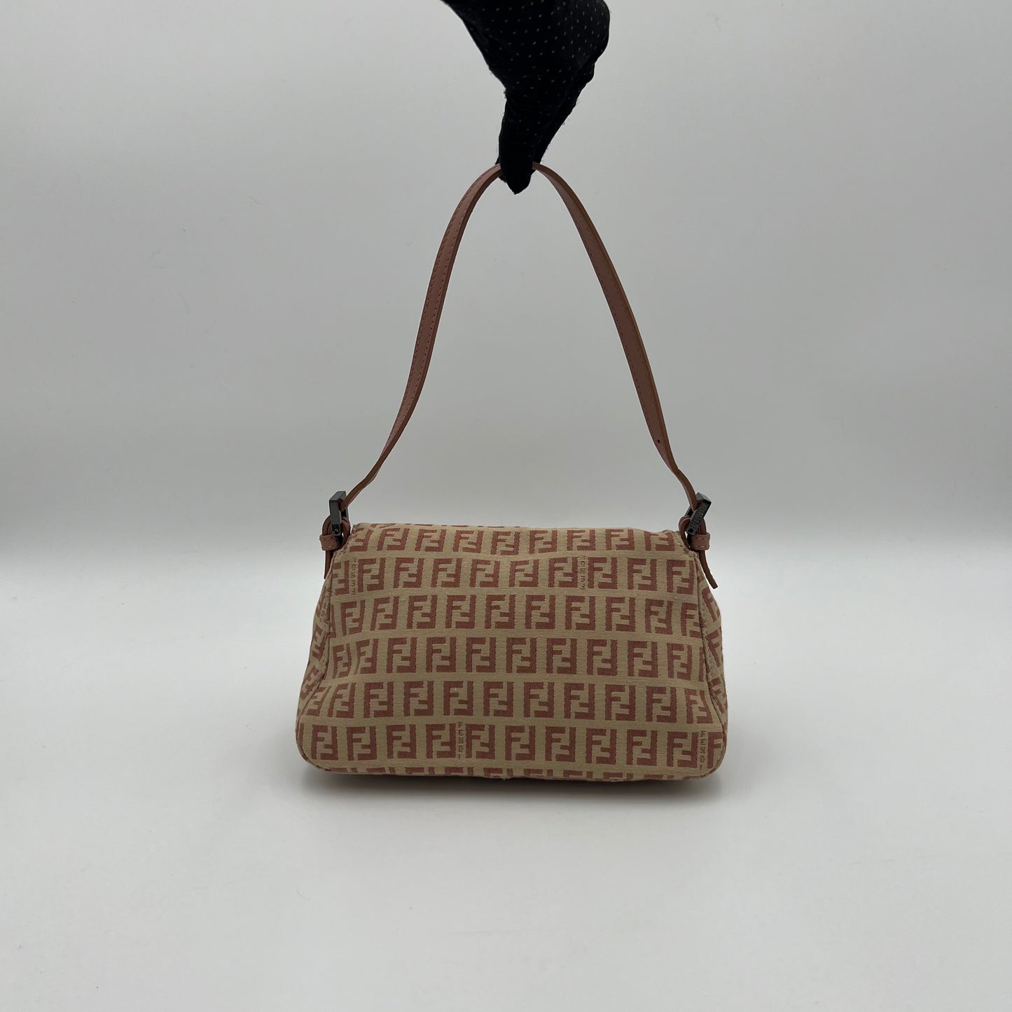 Fendi Pink Zucchino Baguette