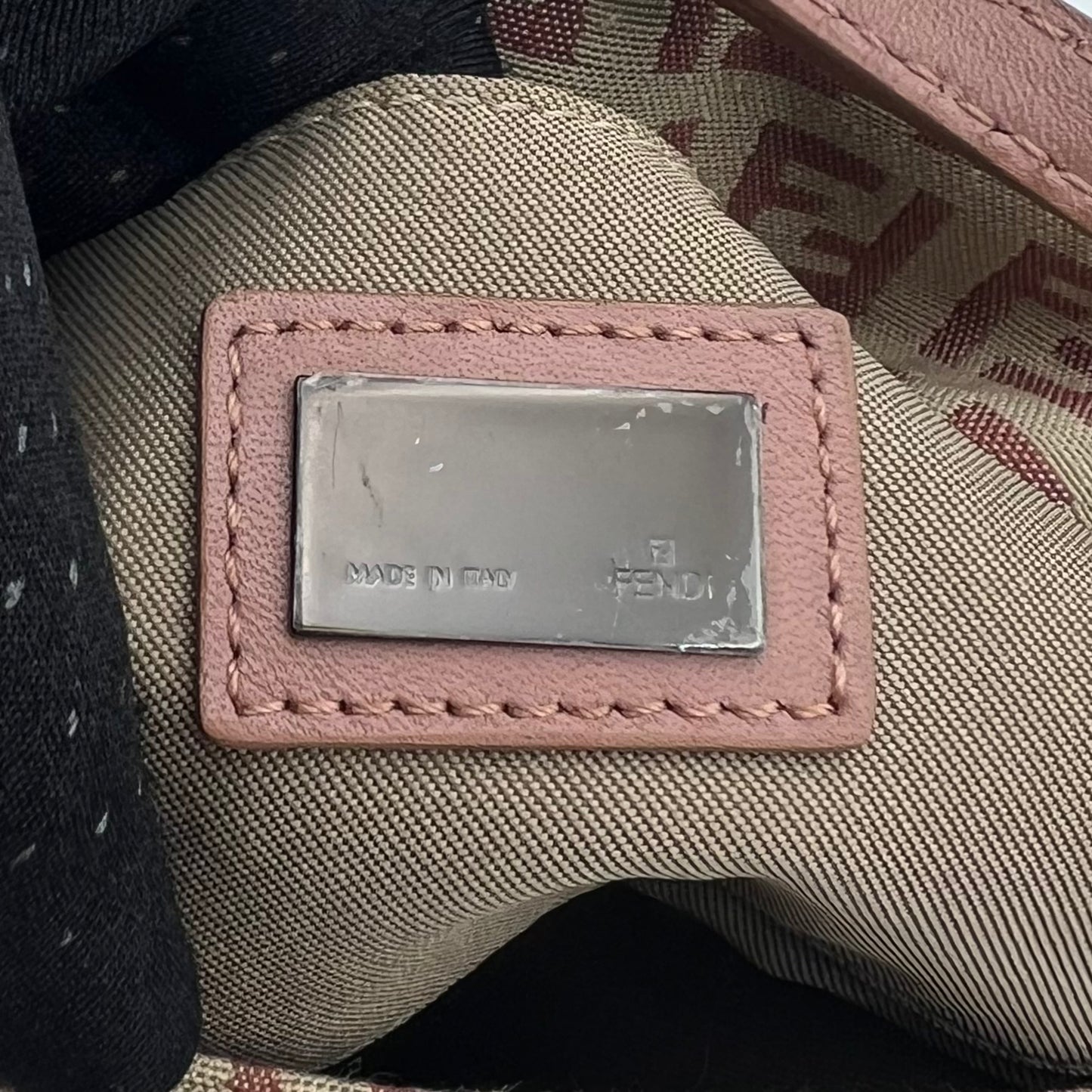 Fendi Pink Zucchino Baguette