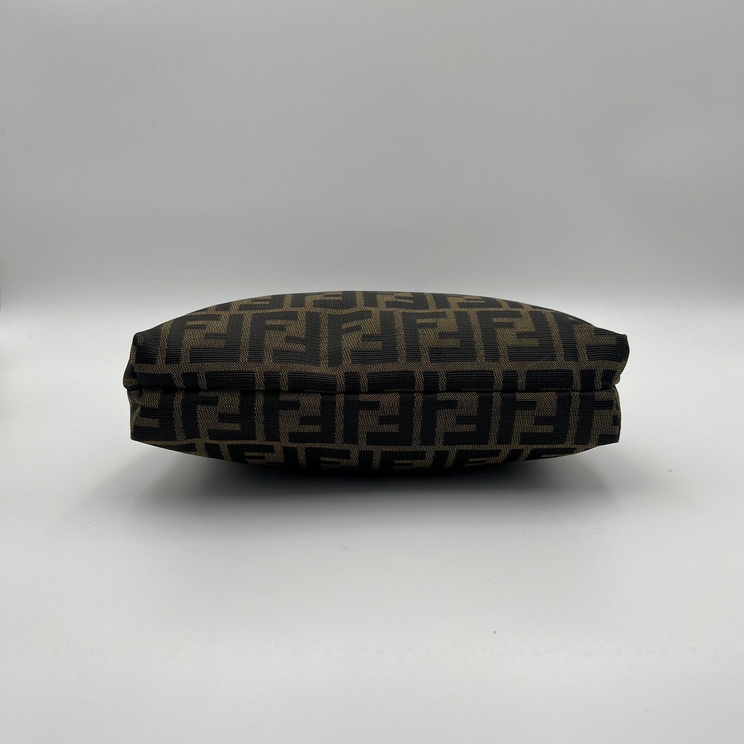 Fendi Tobacco Zucca V Hobo Shoulder Bag