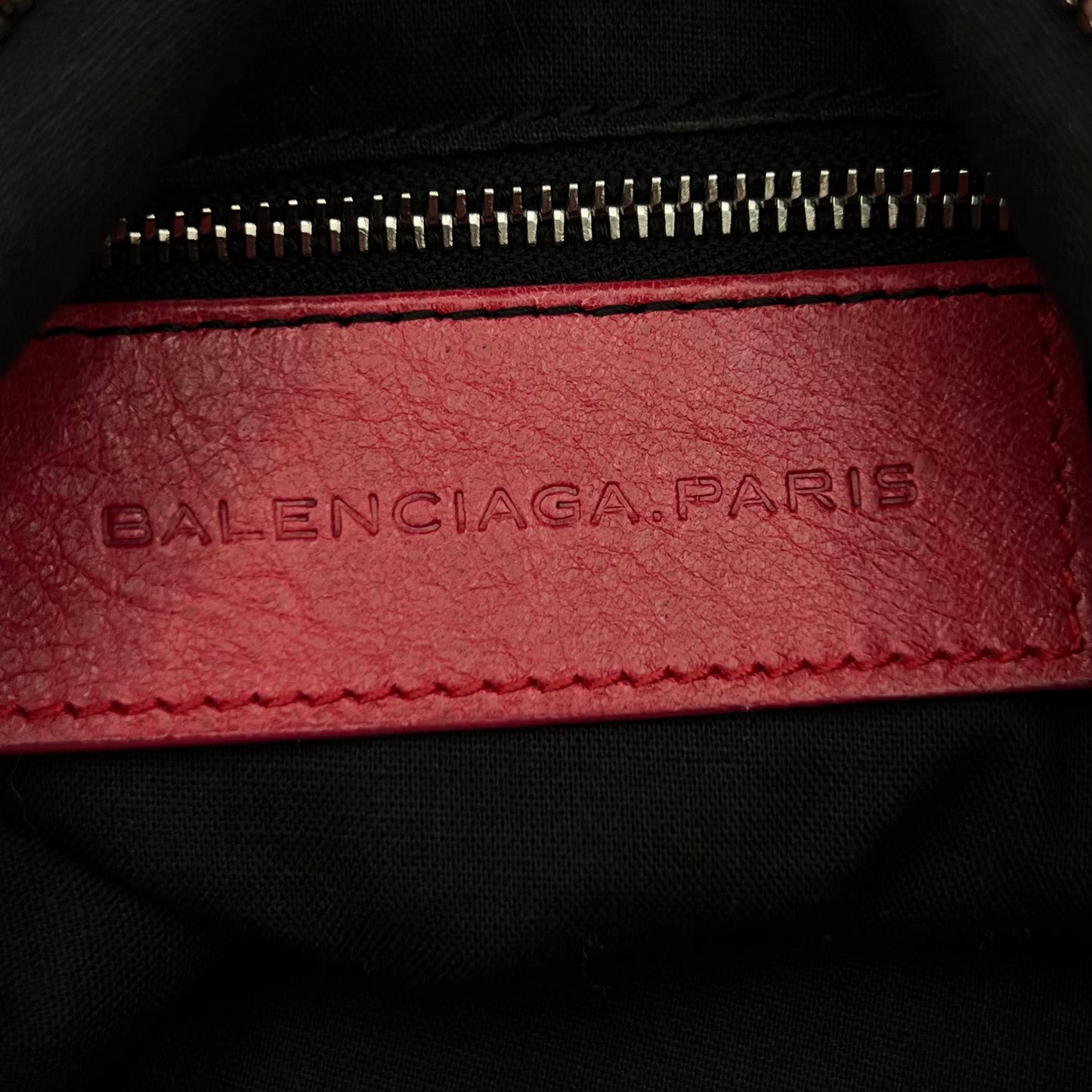 Balenciaga Pink Leather Giant City Bag