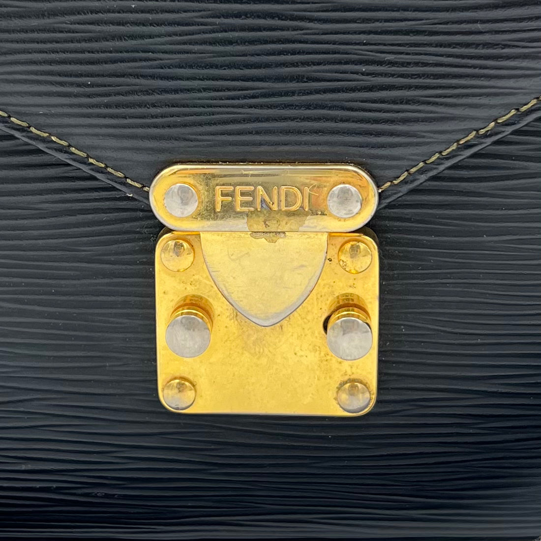 Fendi Tobacco Zucca Mamma Mon Tresor Bucket Bag