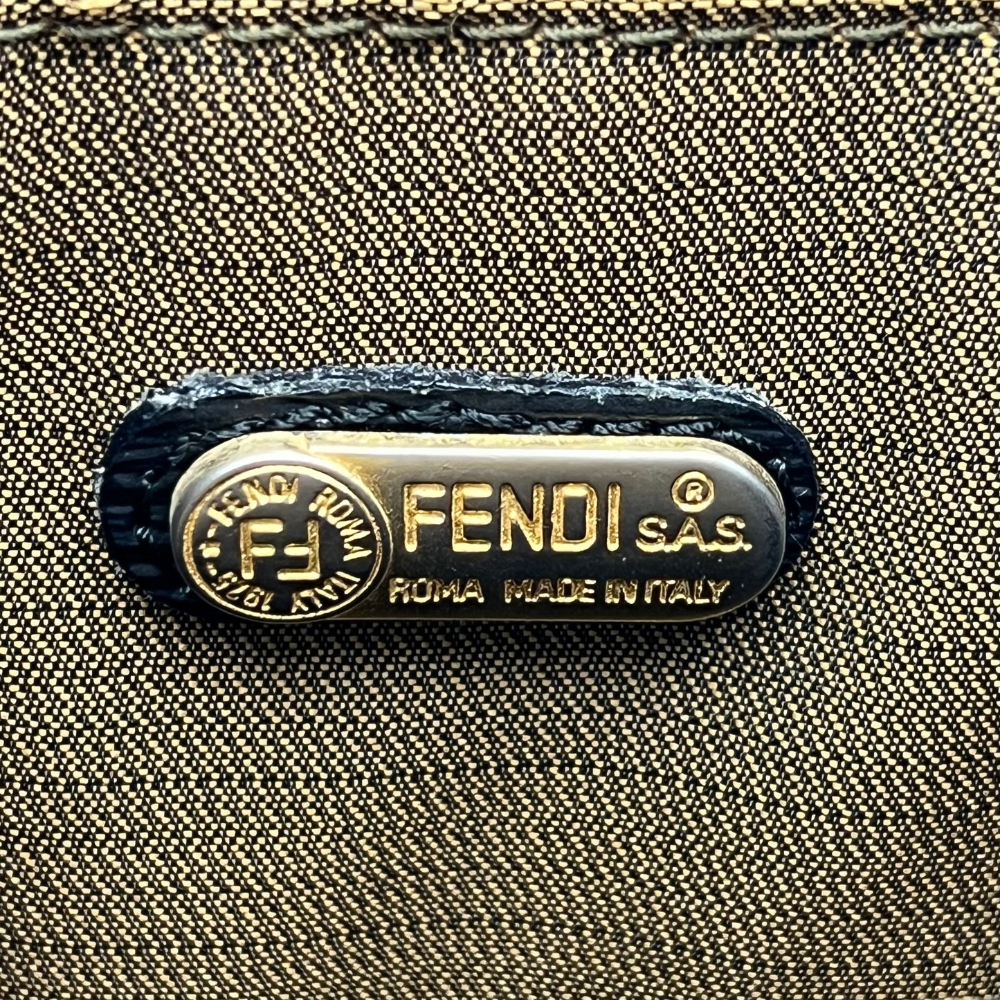 Fendi Tobacco Zucca Mamma Mon Tresor Bucket Bag