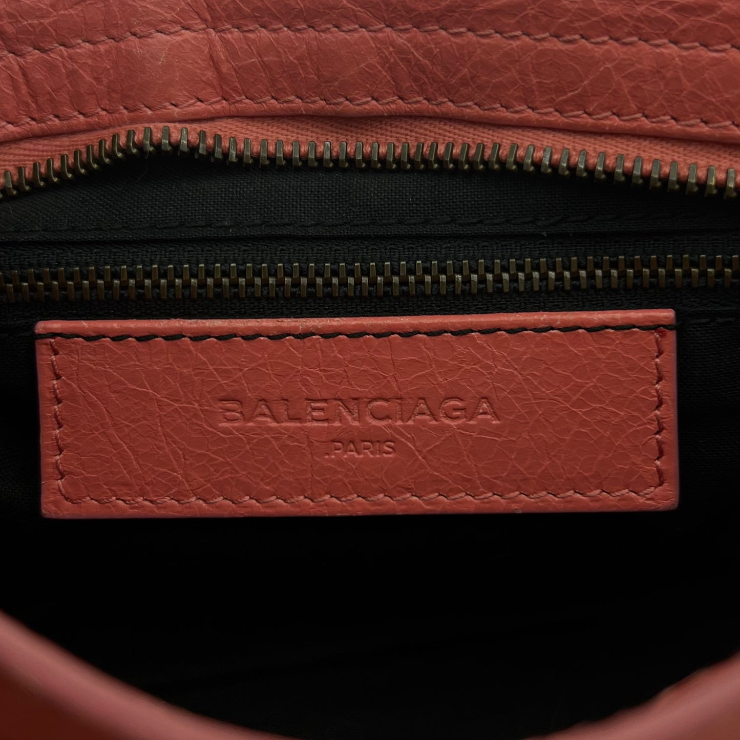 Balenciaga Pink Lambskin Mini City