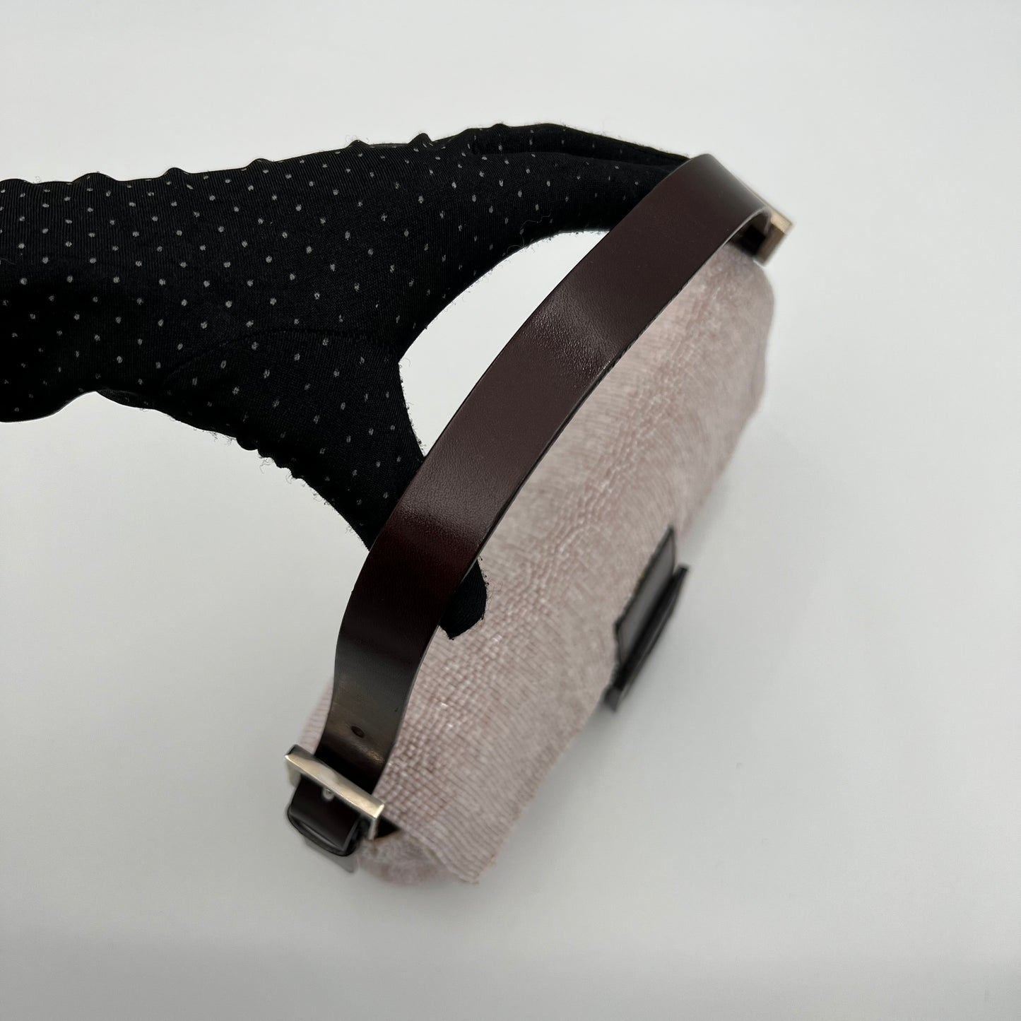 Fendi Baby Pink Beaded Baguette