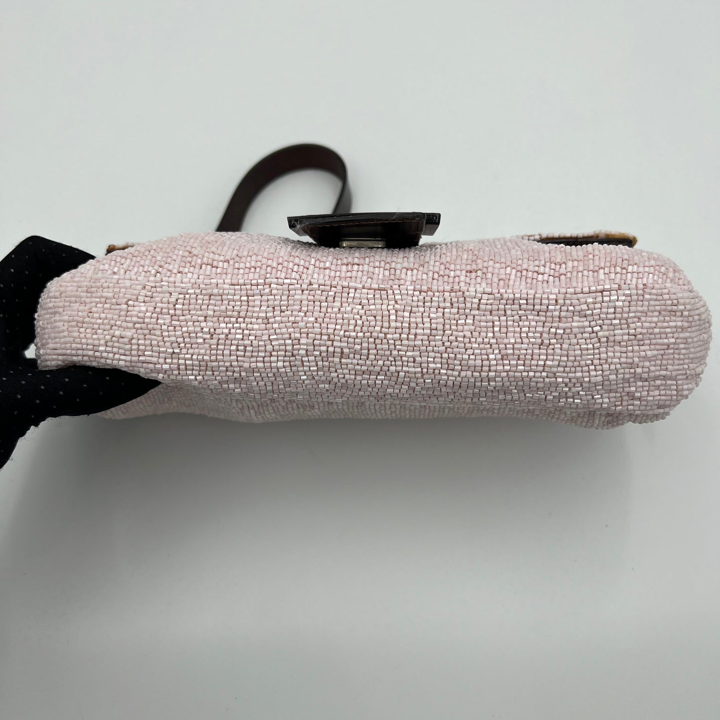 Fendi Baby Pink Beaded Baguette