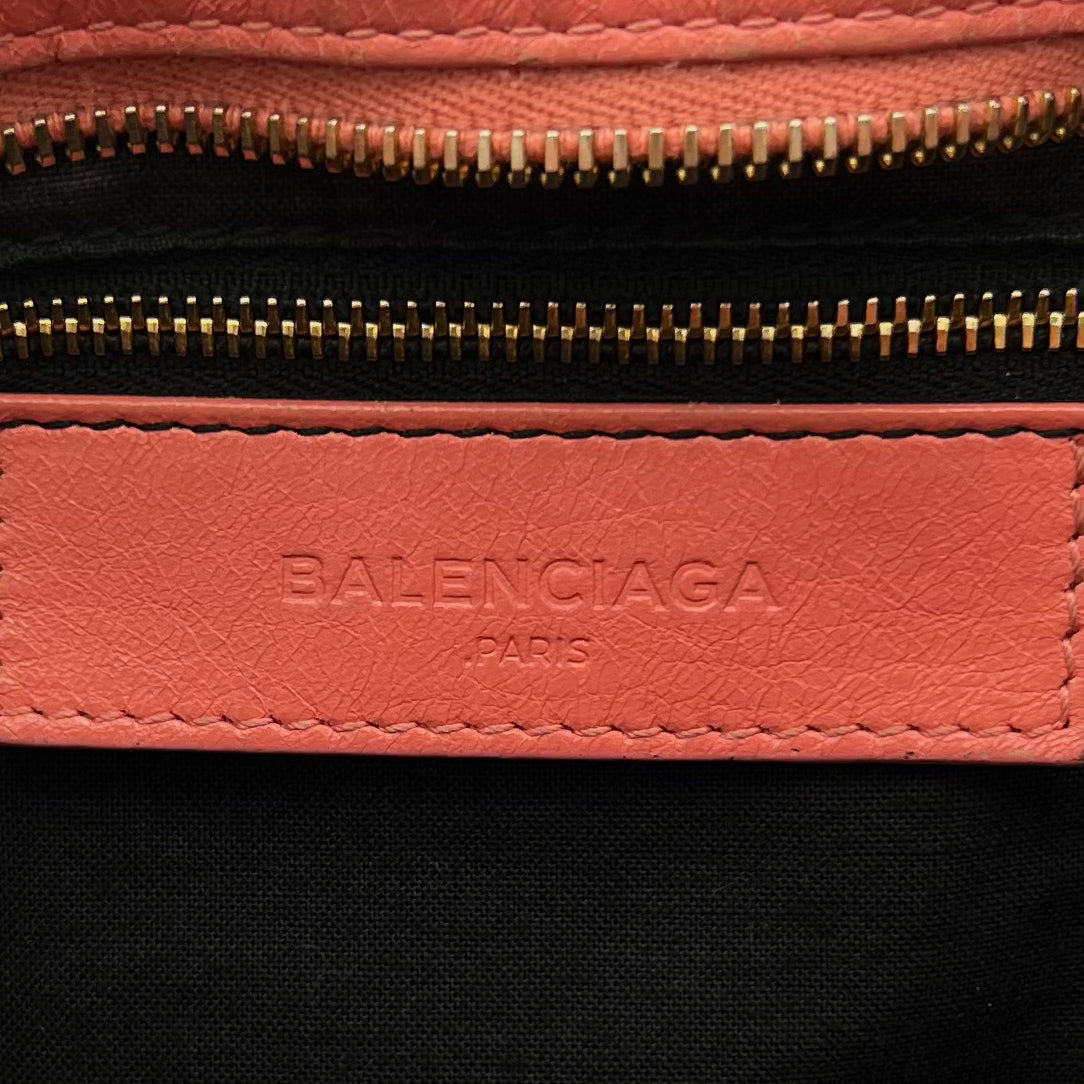 Balenciaga Pink Rose Azalee Leather Giant 12 City Bag GHW