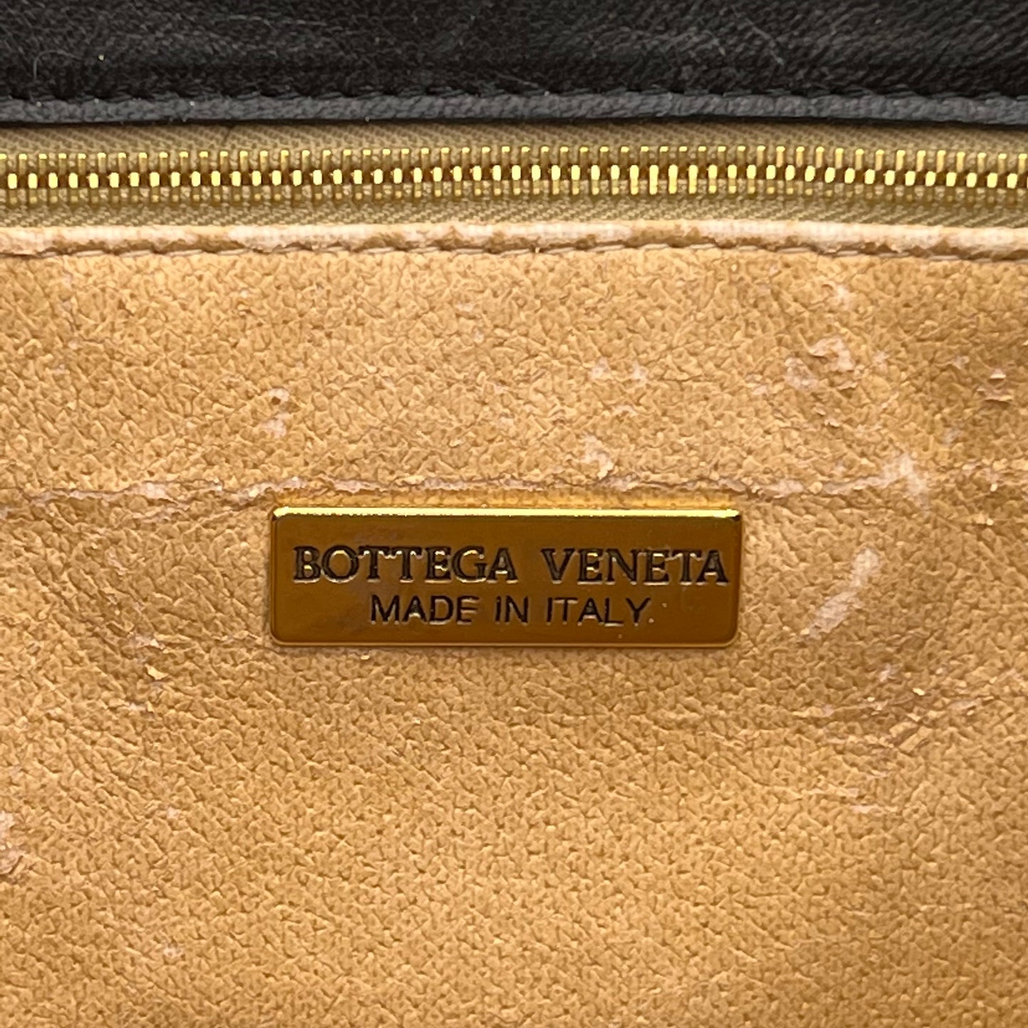 Bottega Veneta Black Intrecciato Handbag
