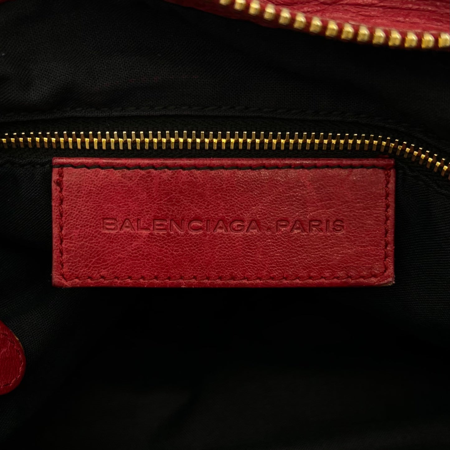 Balenciaga Red Pink Leather Giant 21 City Bag GHW