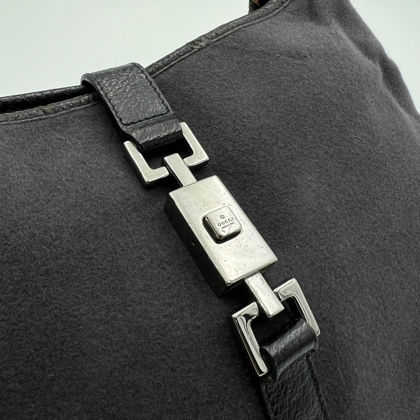 Gucci Gray Wool Jackie