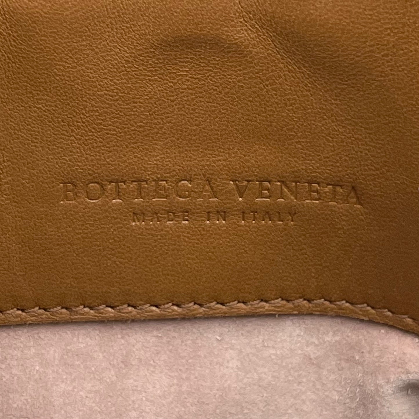 Bottega Veneta Brown Pleated Intrecciato Leather Satchel