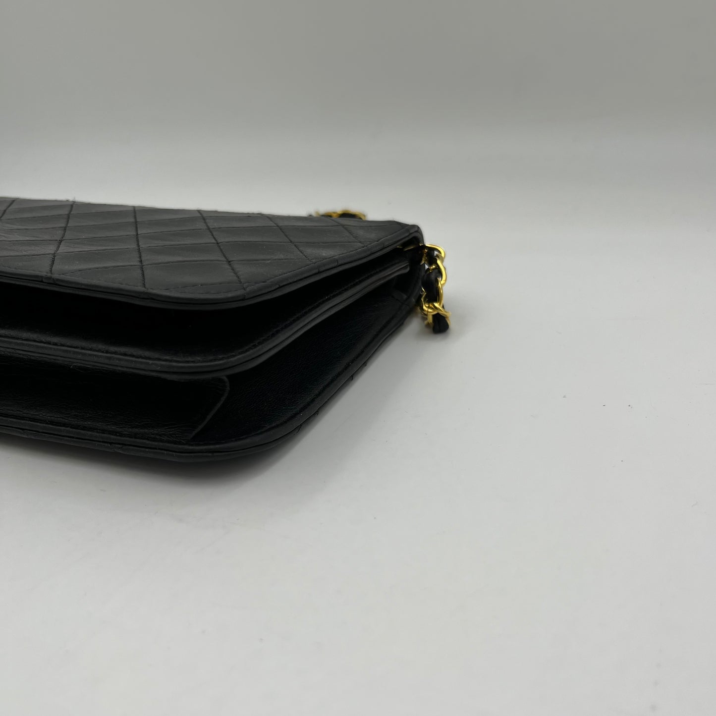 Chanel Black Quilted Lambskin Classic Full Flap Shoulder Bag