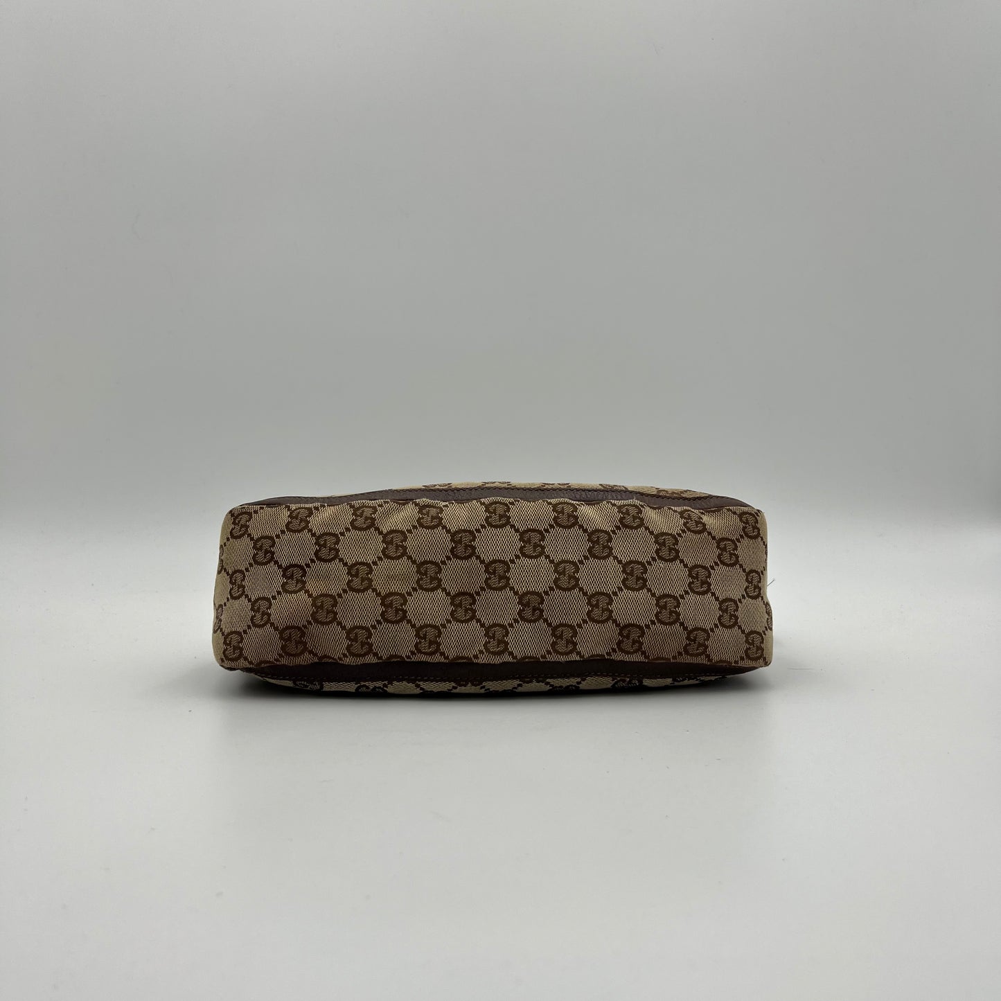 Gucci Brown Monogram Canvas Abbey D-Ring Pochette