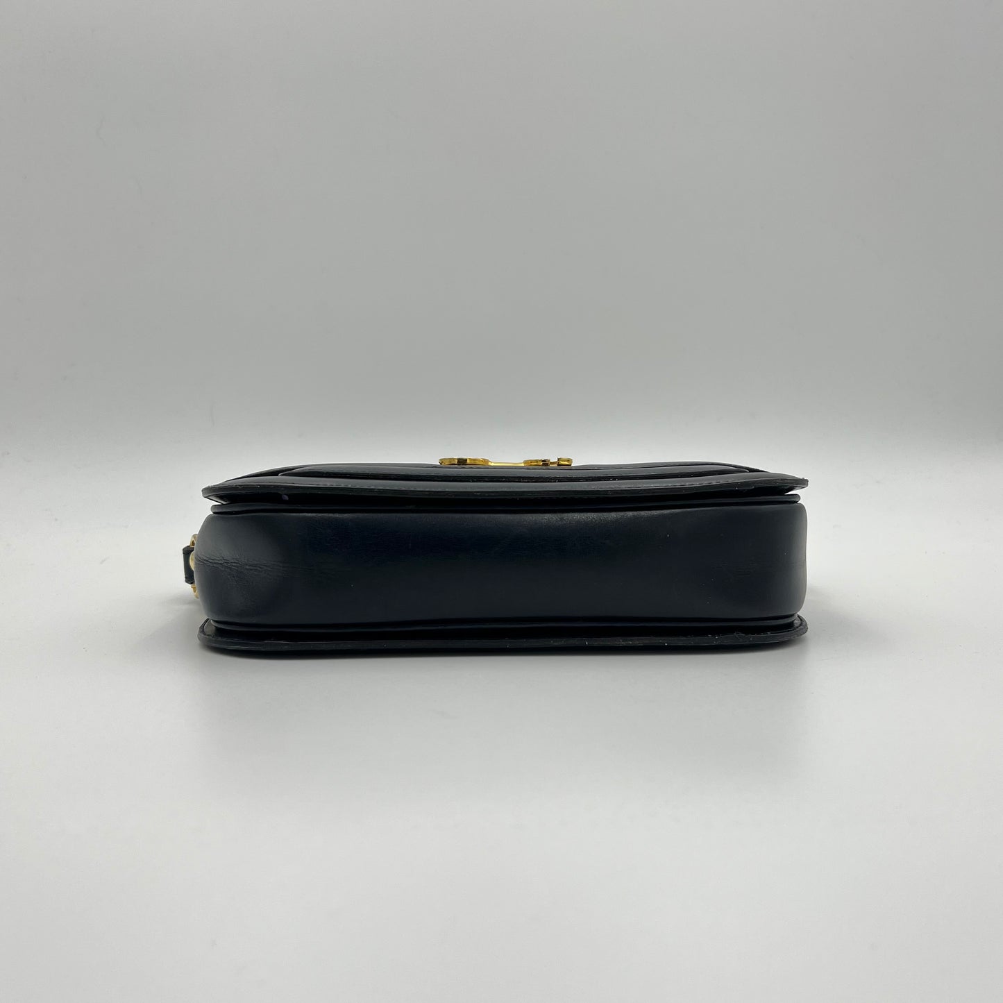Gucci 1970s Monogram Suede Flap Shoulder Bag