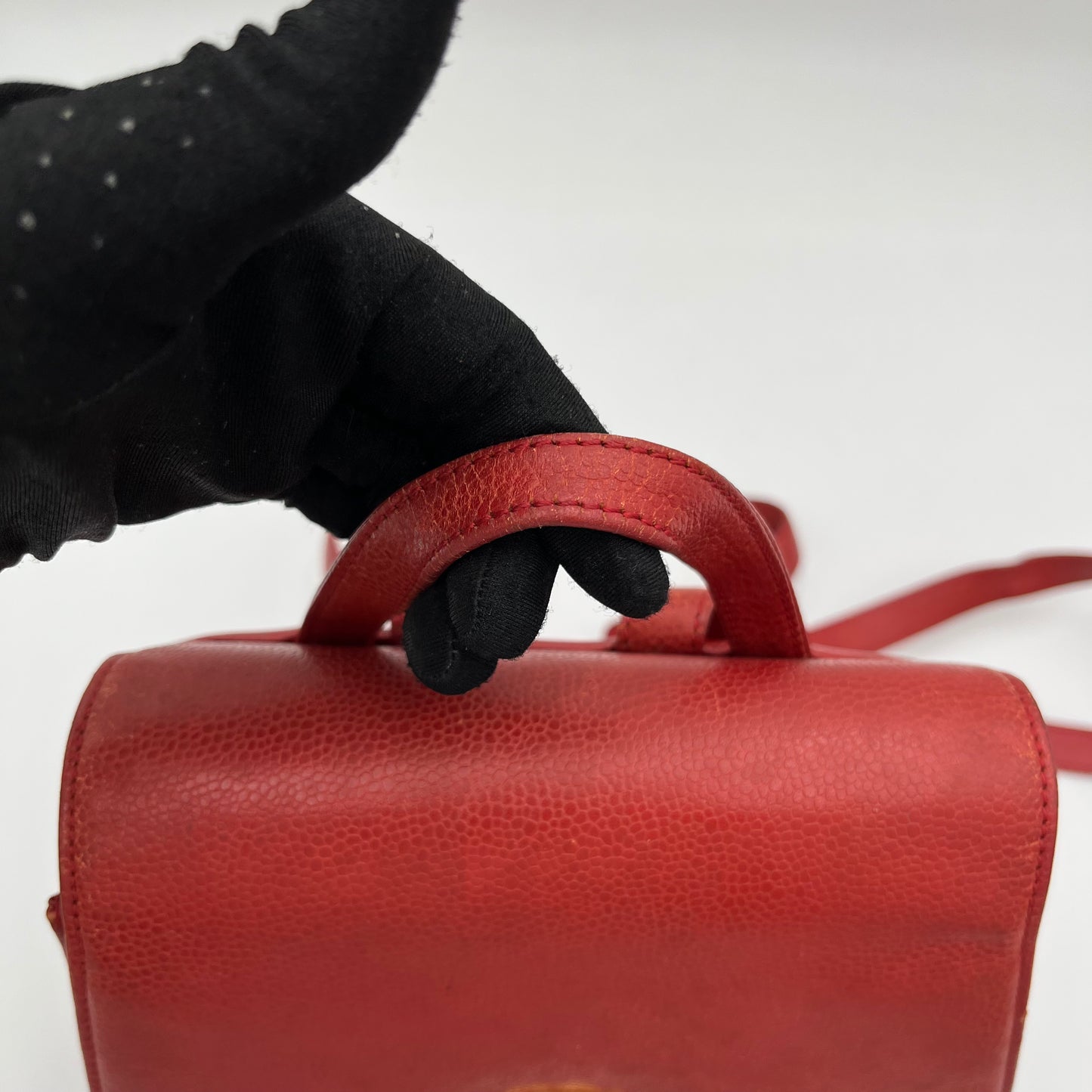 Givenchy Sacs A Main Red Leather Backpack