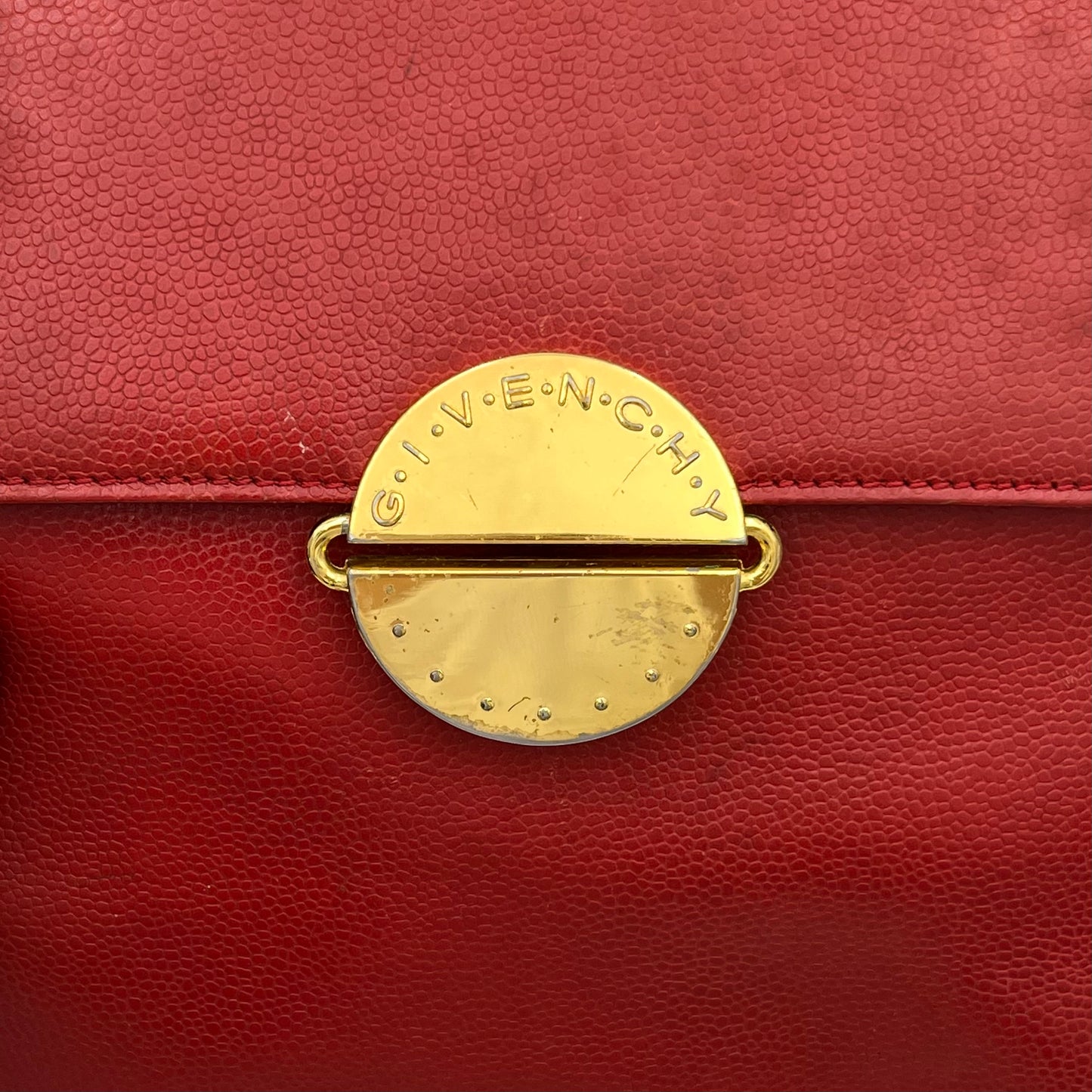 Givenchy Sacs A Main Red Leather Backpack