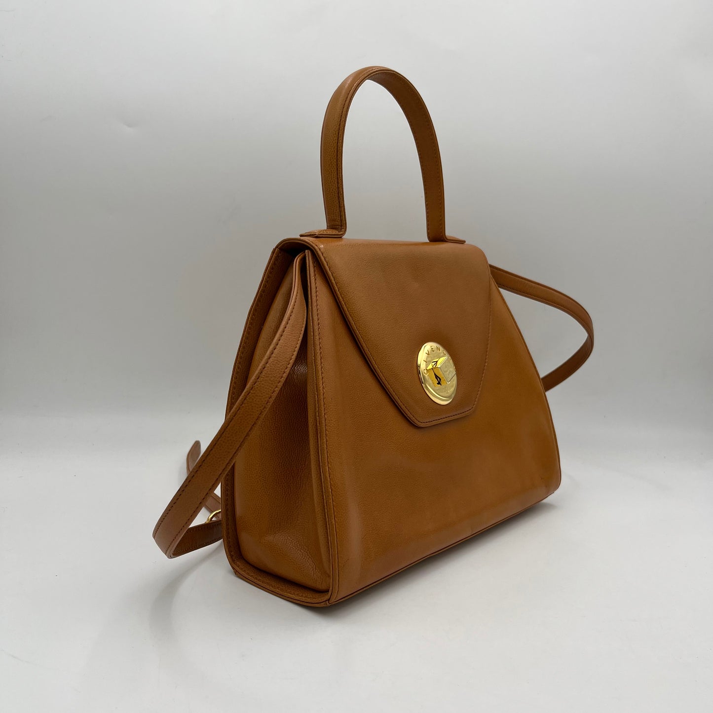 Givenchy Sacs Brown Leather Top Handle