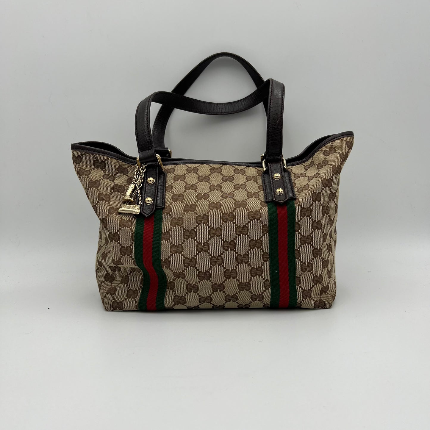 Gucci Monogram Canvas Sherryline Tote Bag