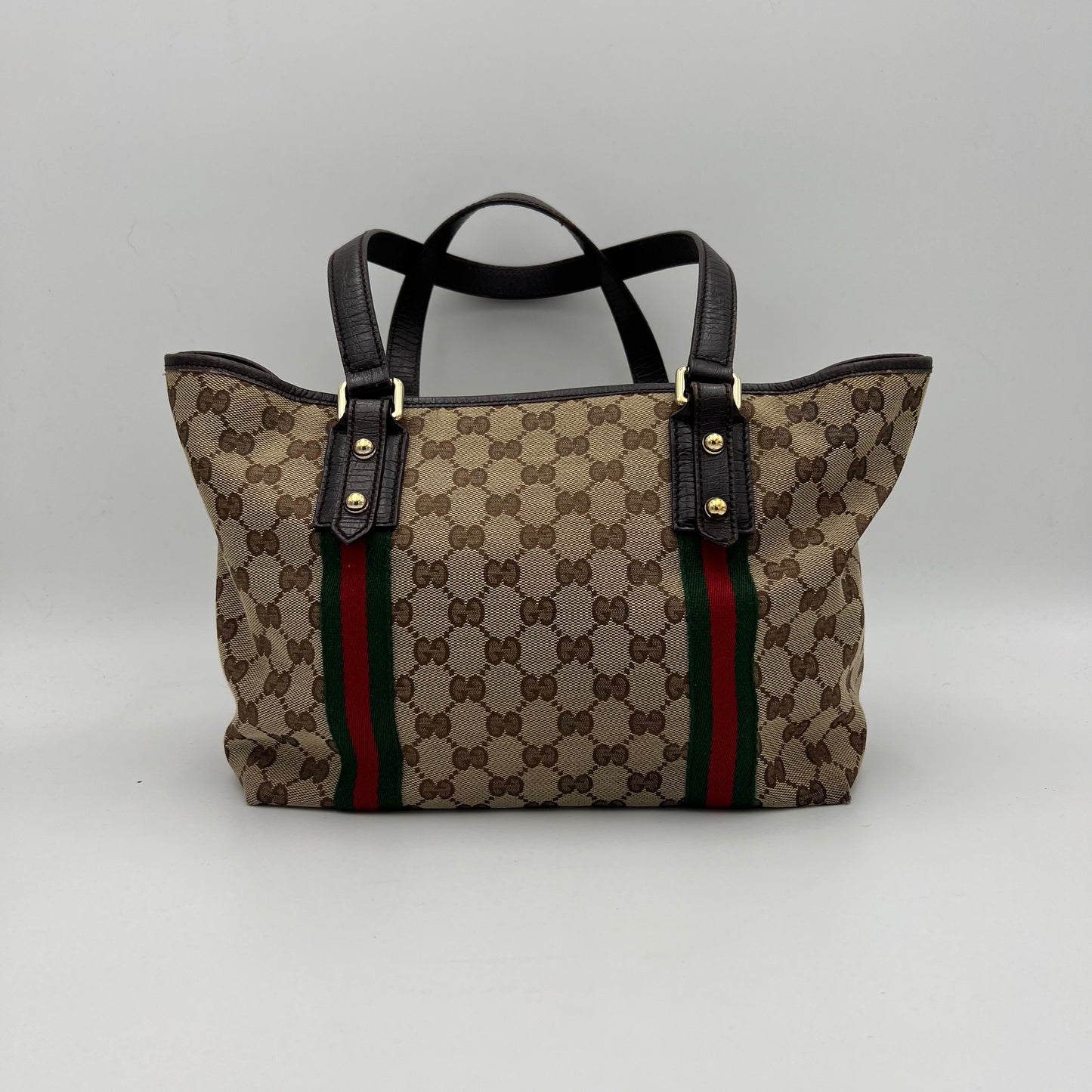 Gucci Monogram Canvas Sherryline Tote Bag