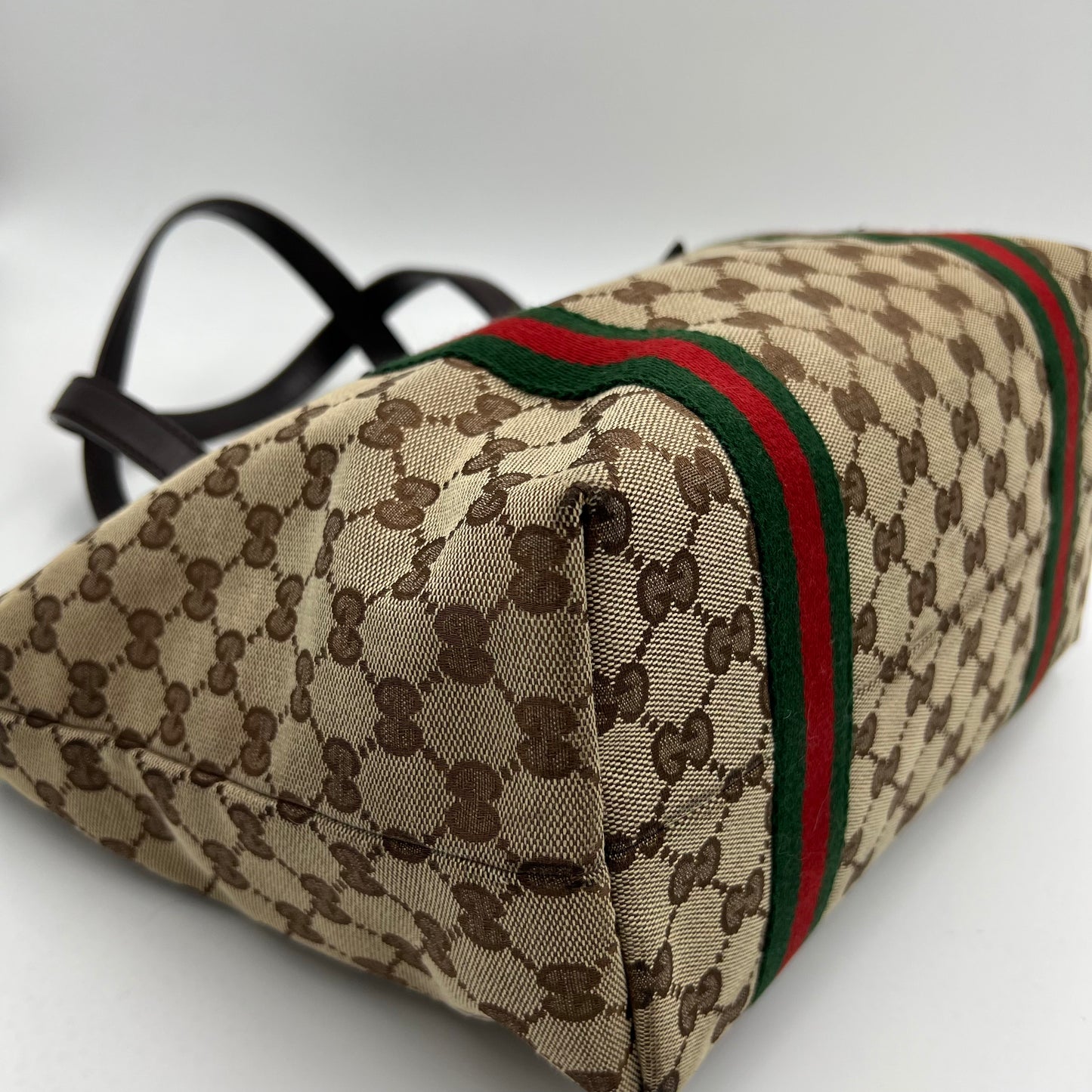 Gucci Monogram Canvas Sherryline Tote Bag
