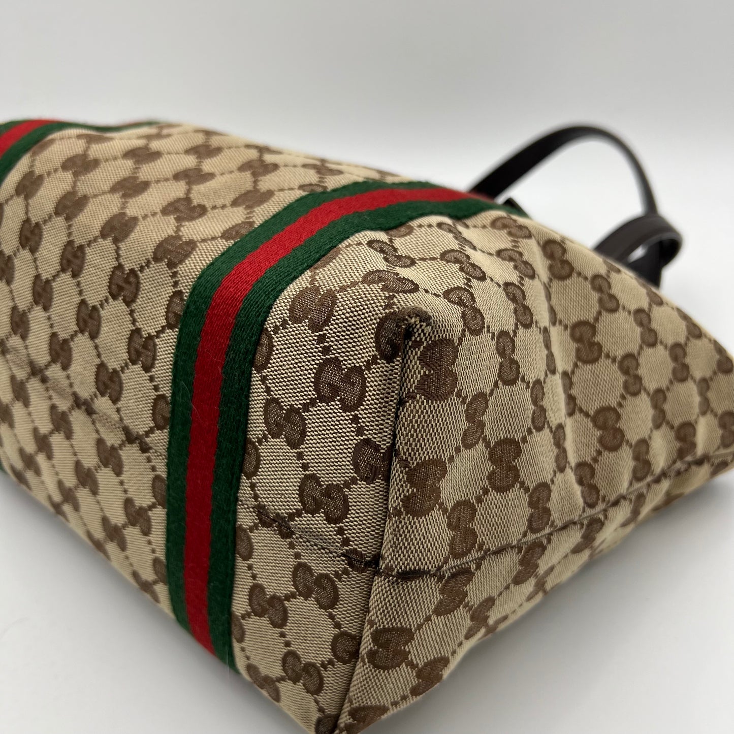 Gucci Monogram Canvas Sherryline Tote Bag