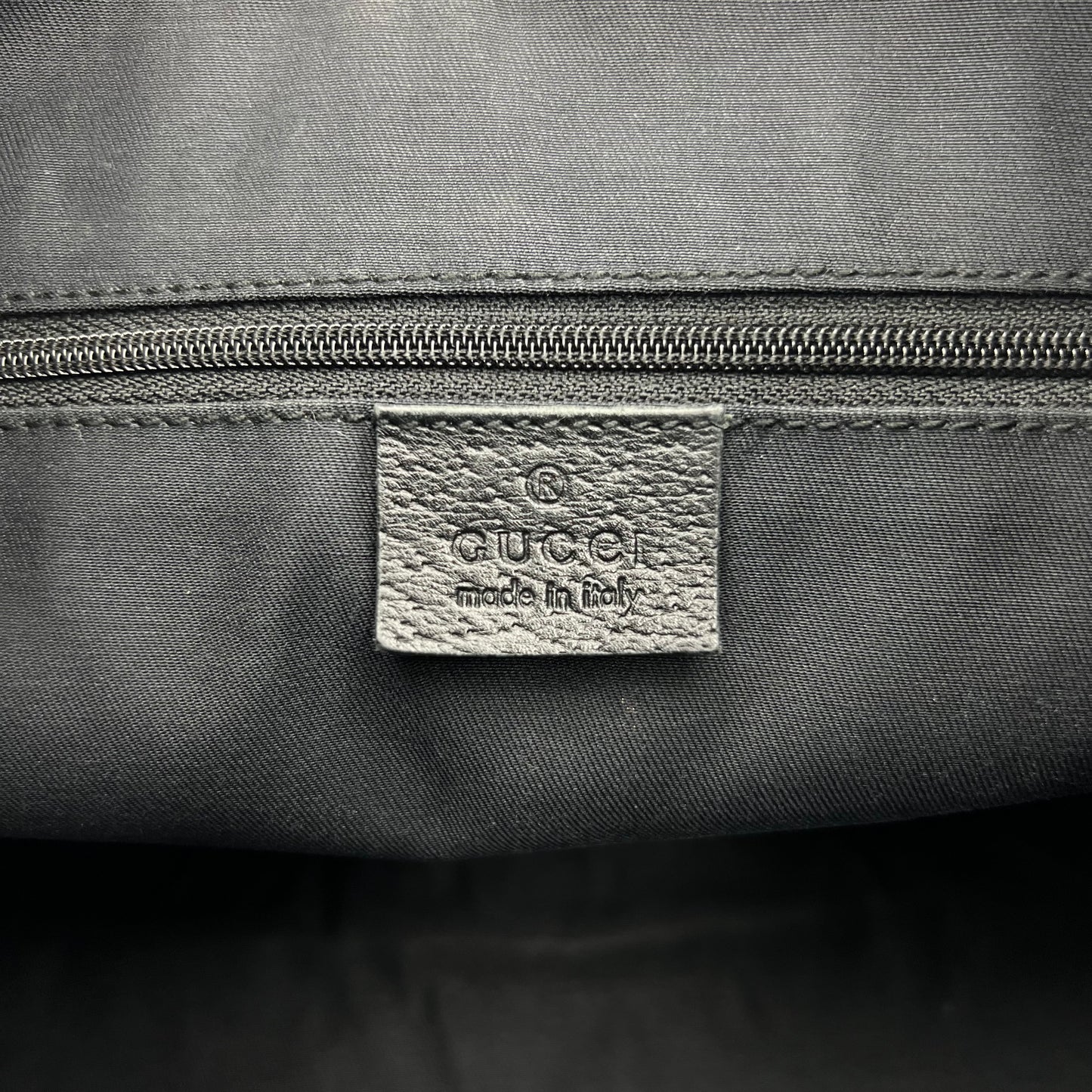 Gucci Black Monogram Canvas Abbey D-Ring Hobo Bag
