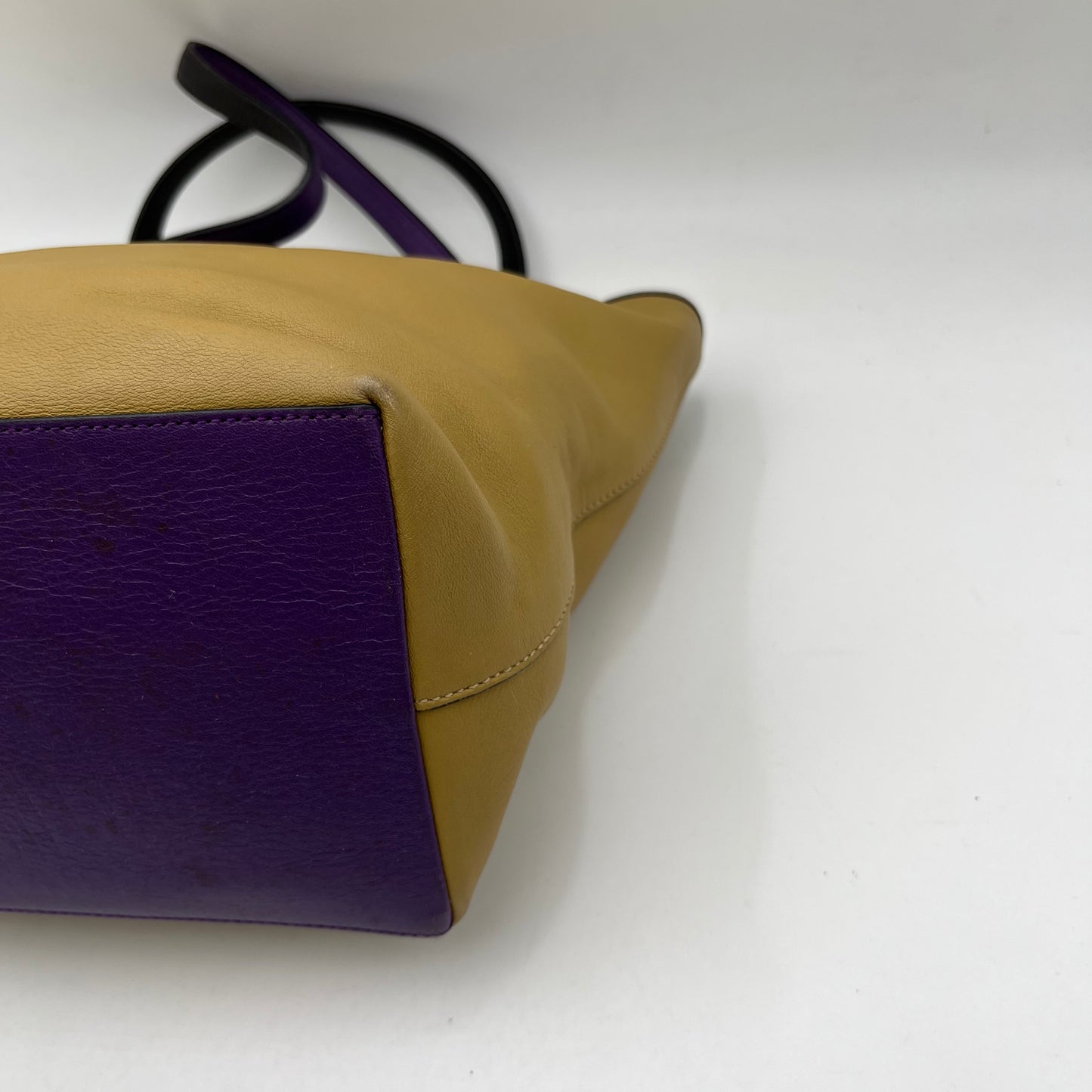 Loewe Brown Anagam Leather Tricolor Tote Bag