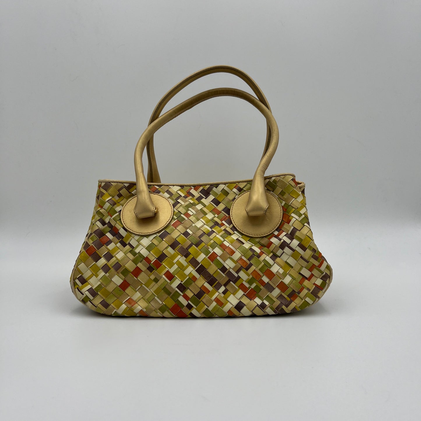 Bottega Veneta Multicolor Intrecciato Handbag