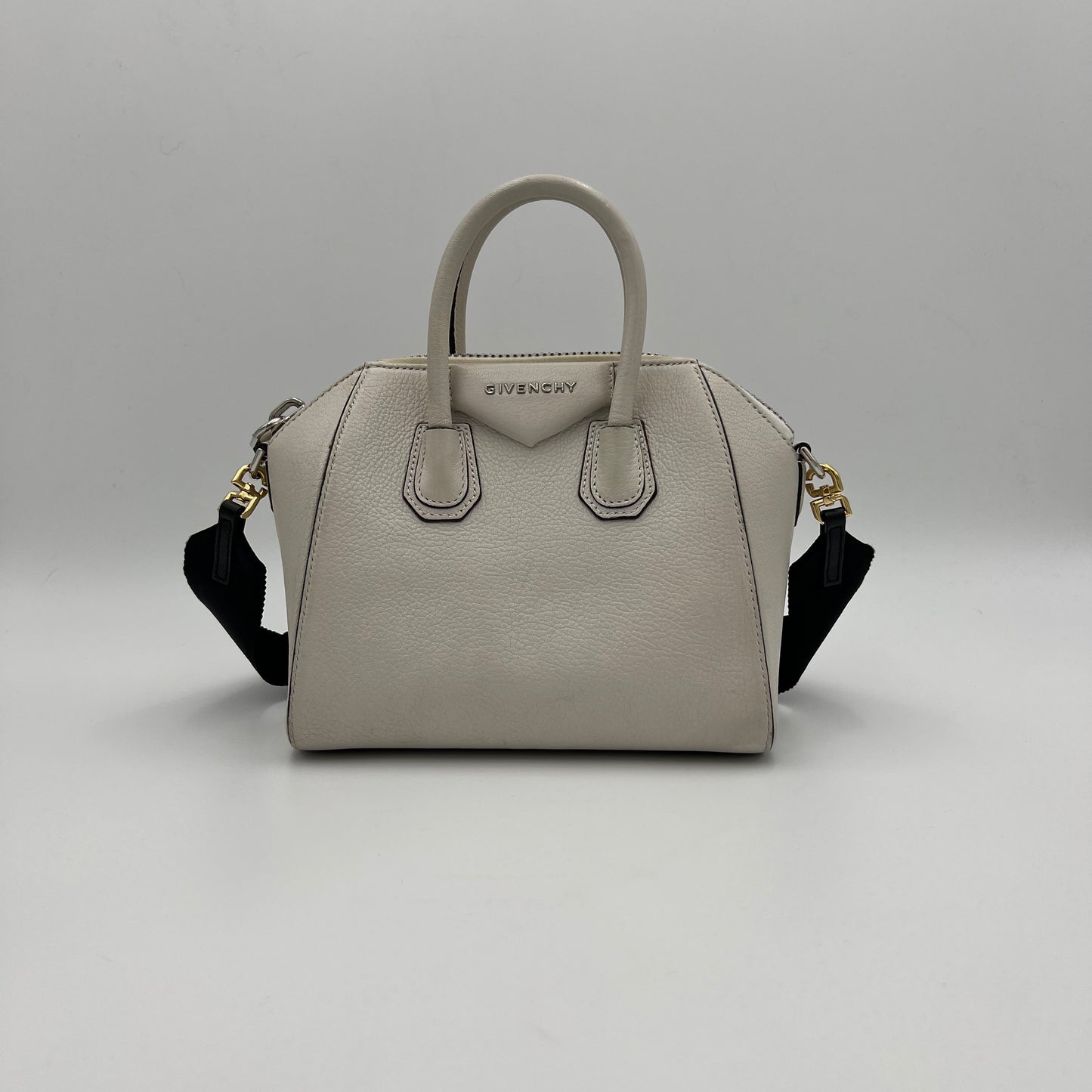 Givenchy White Leather Mini Antigona