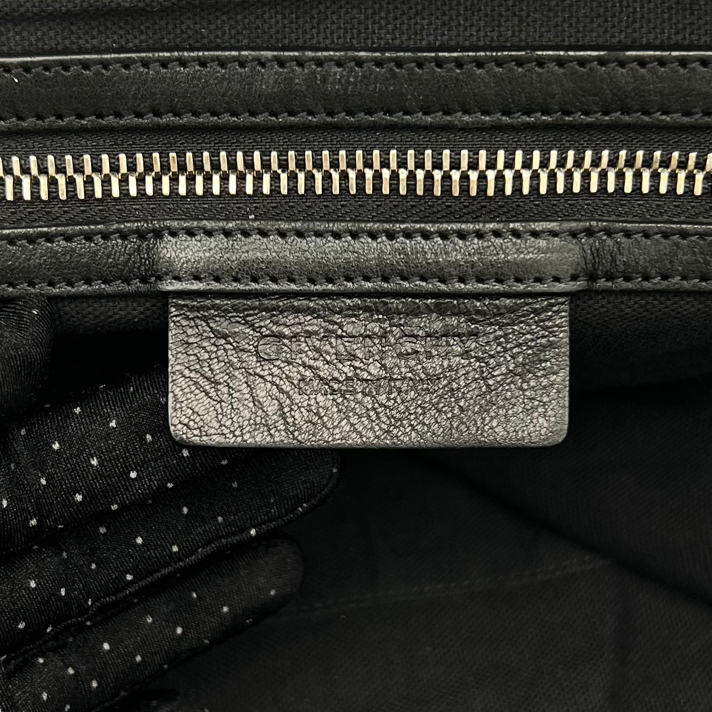 Givenchy Black Leather Nightingale