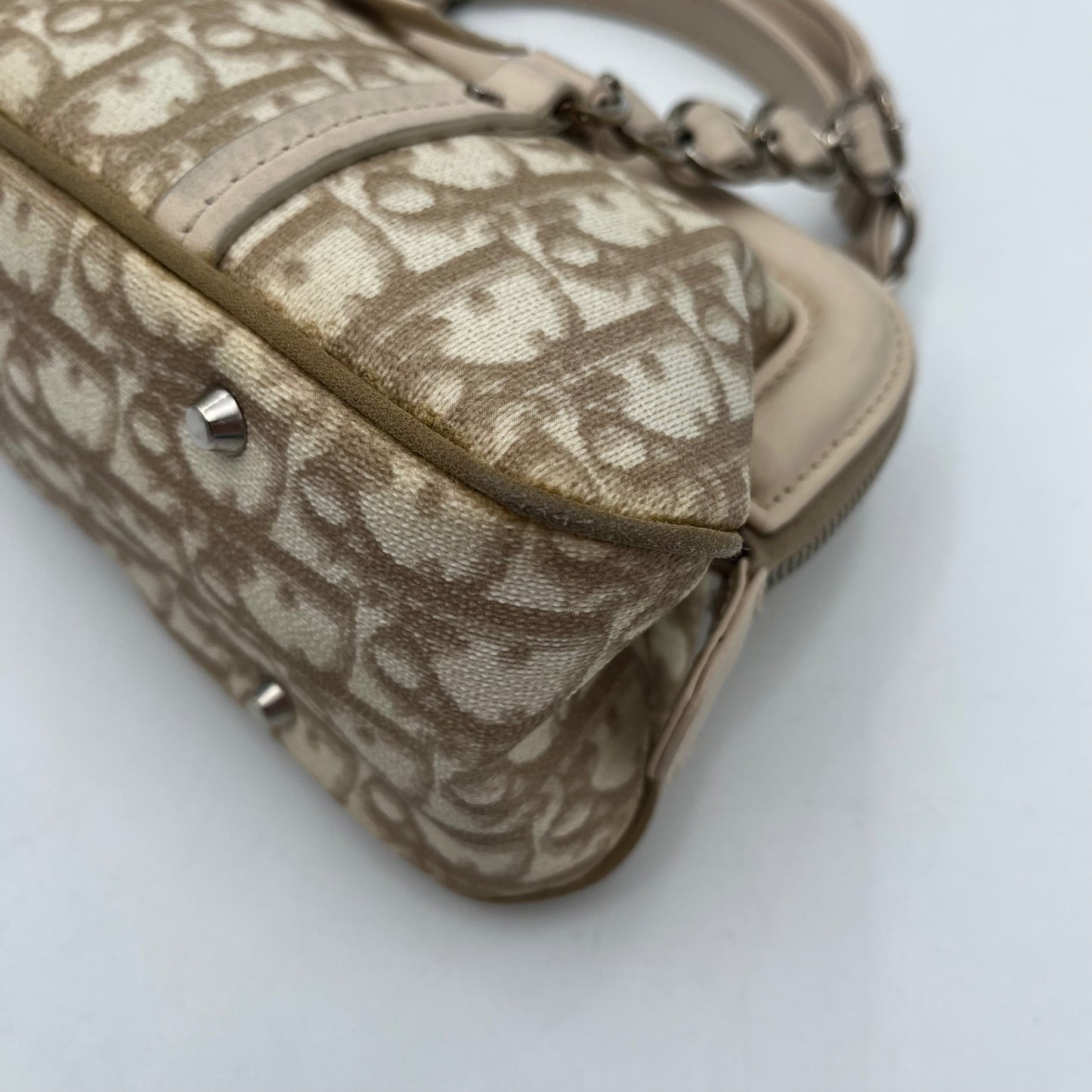 Christian Dior Beige Trotter Romantique Mini Handbag