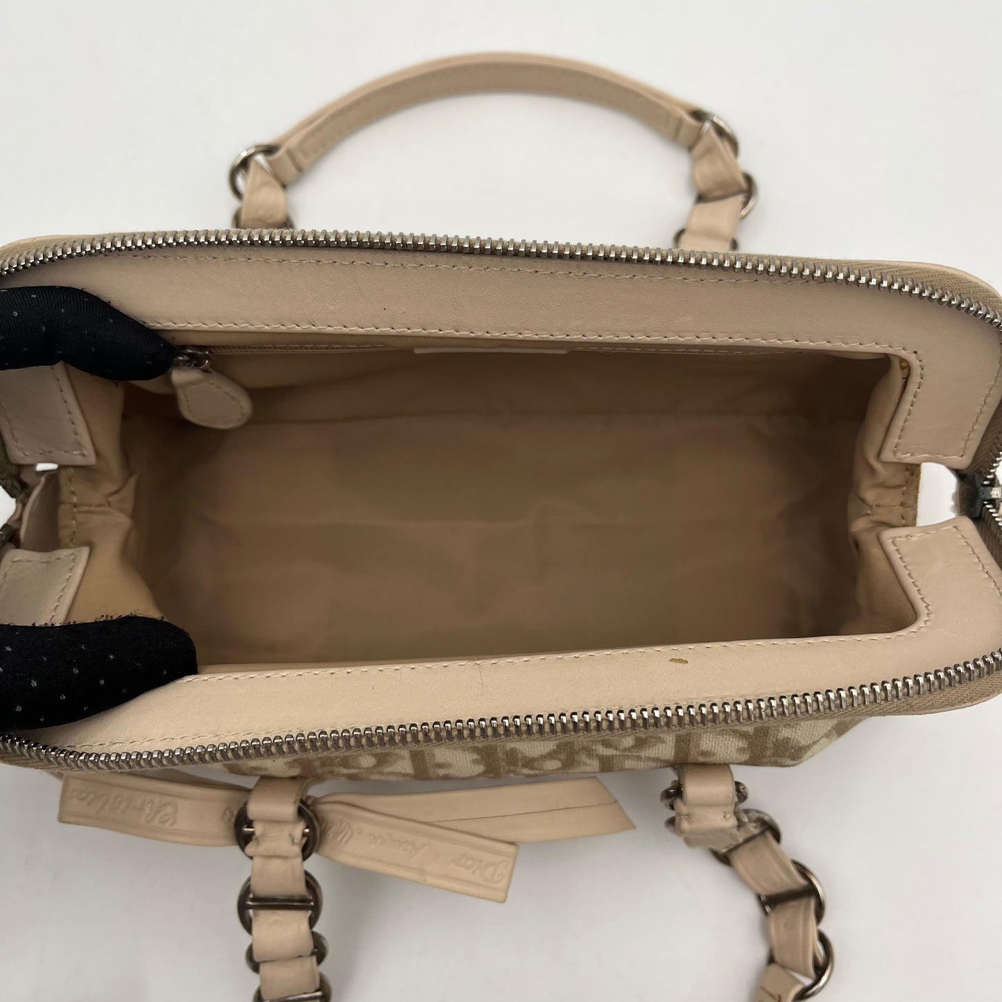 Christian Dior Beige Trotter Romantique Mini Handbag