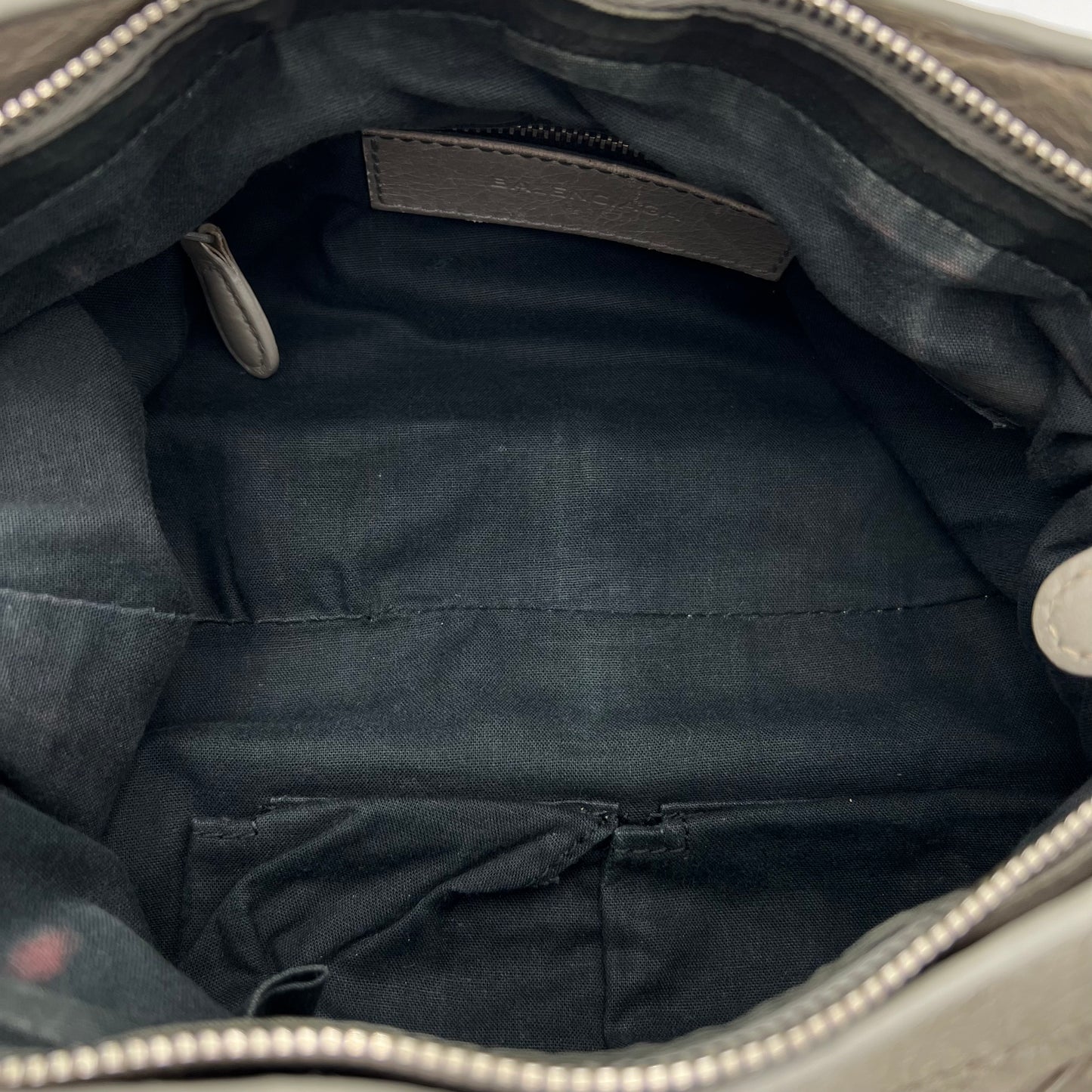 Balenciaga Gray Leather First