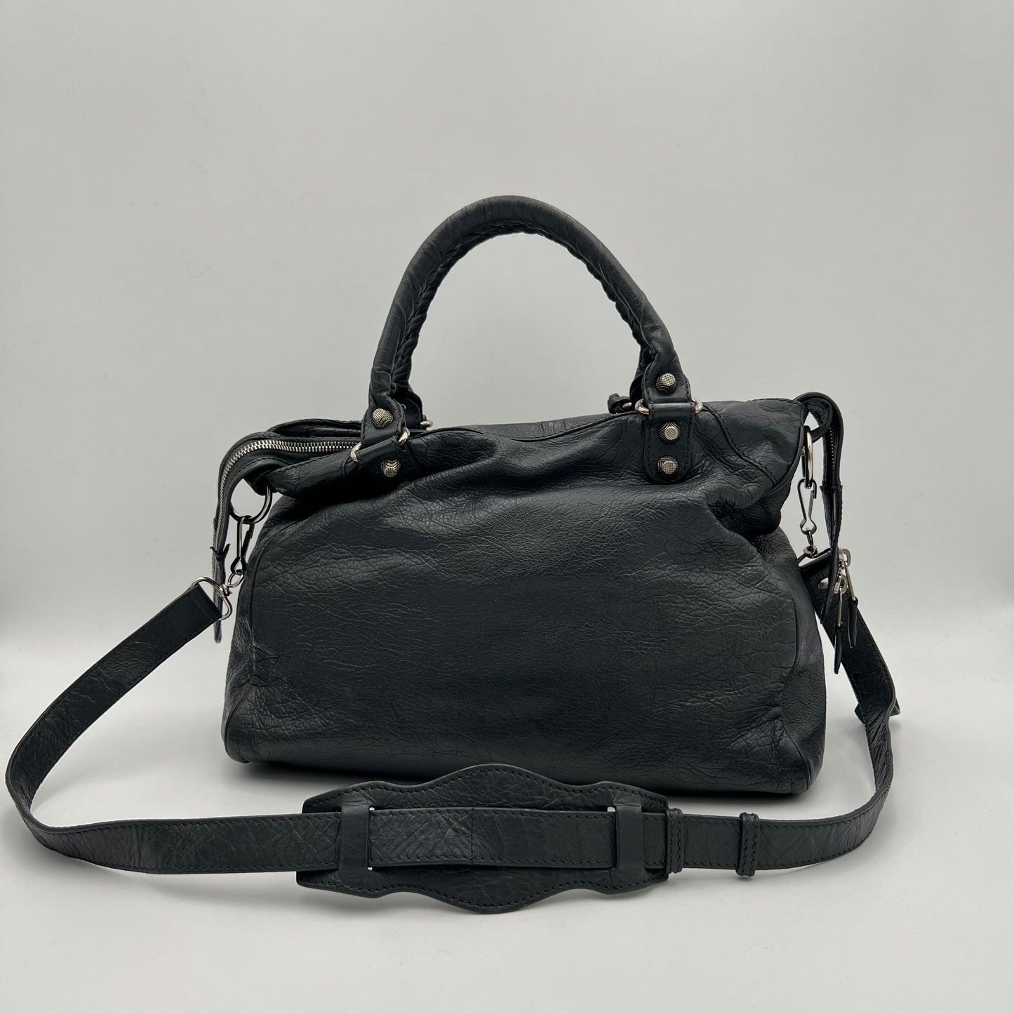 Balenciaga Anthracite Arena Lambskin Classic City