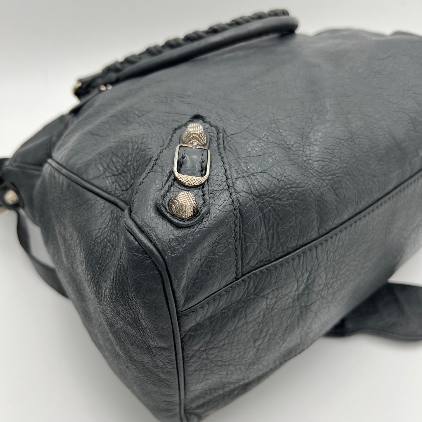 Balenciaga Anthracite Arena Lambskin Classic City