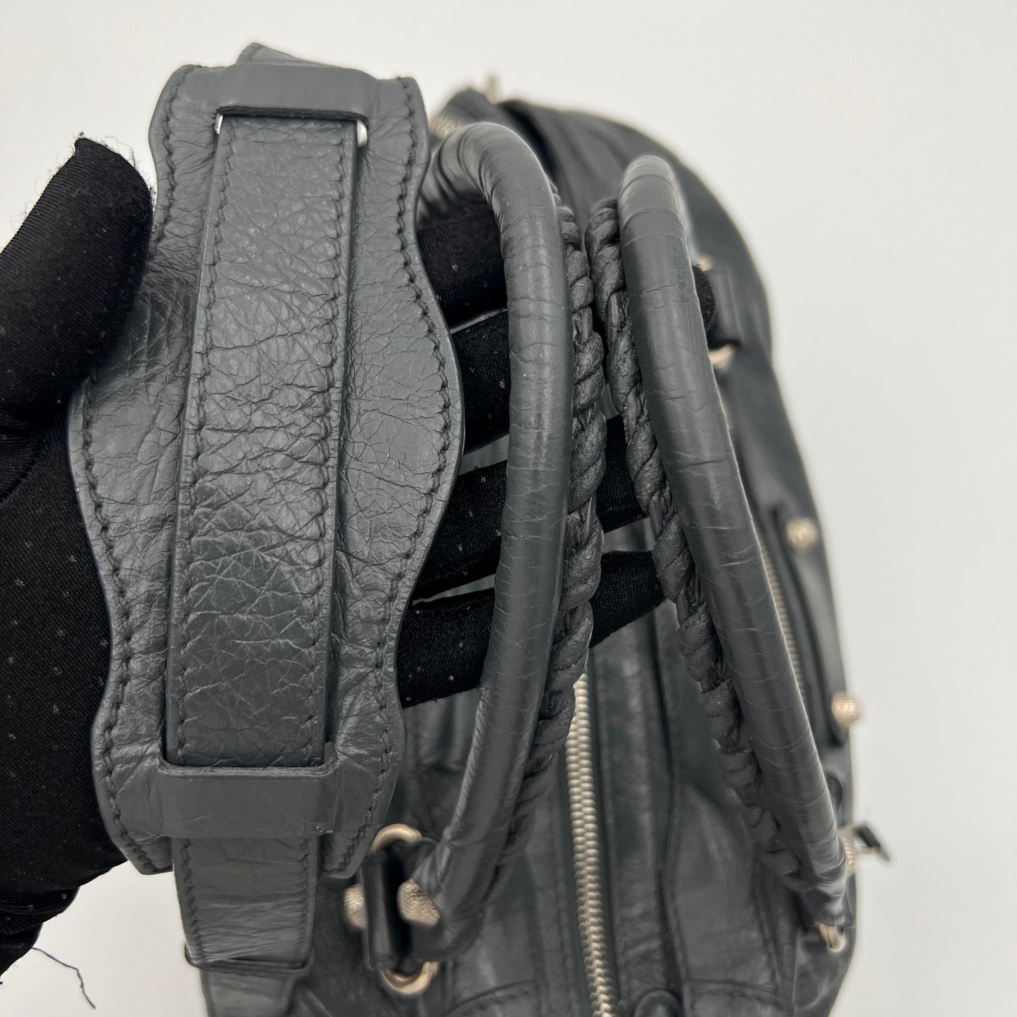 Balenciaga Anthracite Arena Lambskin Classic City